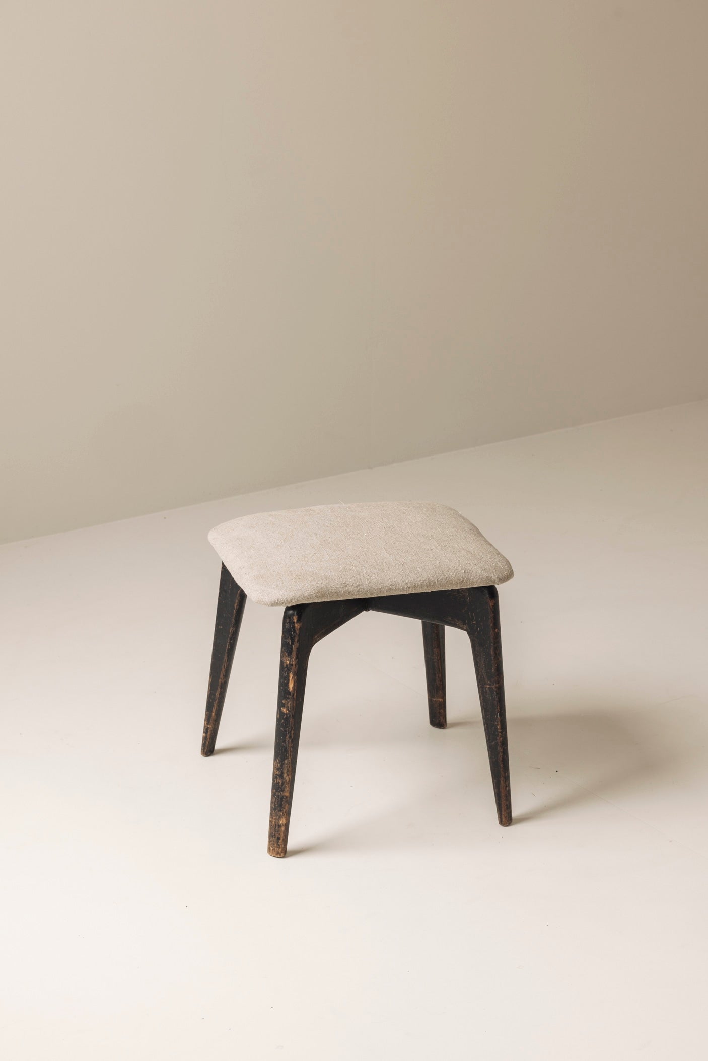 Modernist French stool from the 1950s. — lifestyle setting