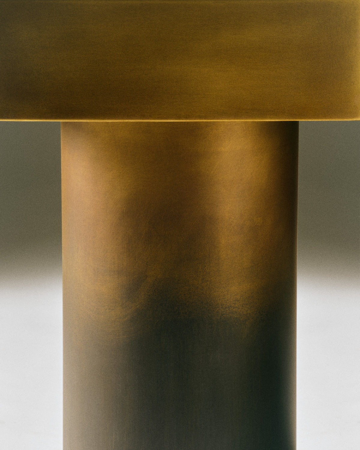 Golden Gradient Side Table — detail view