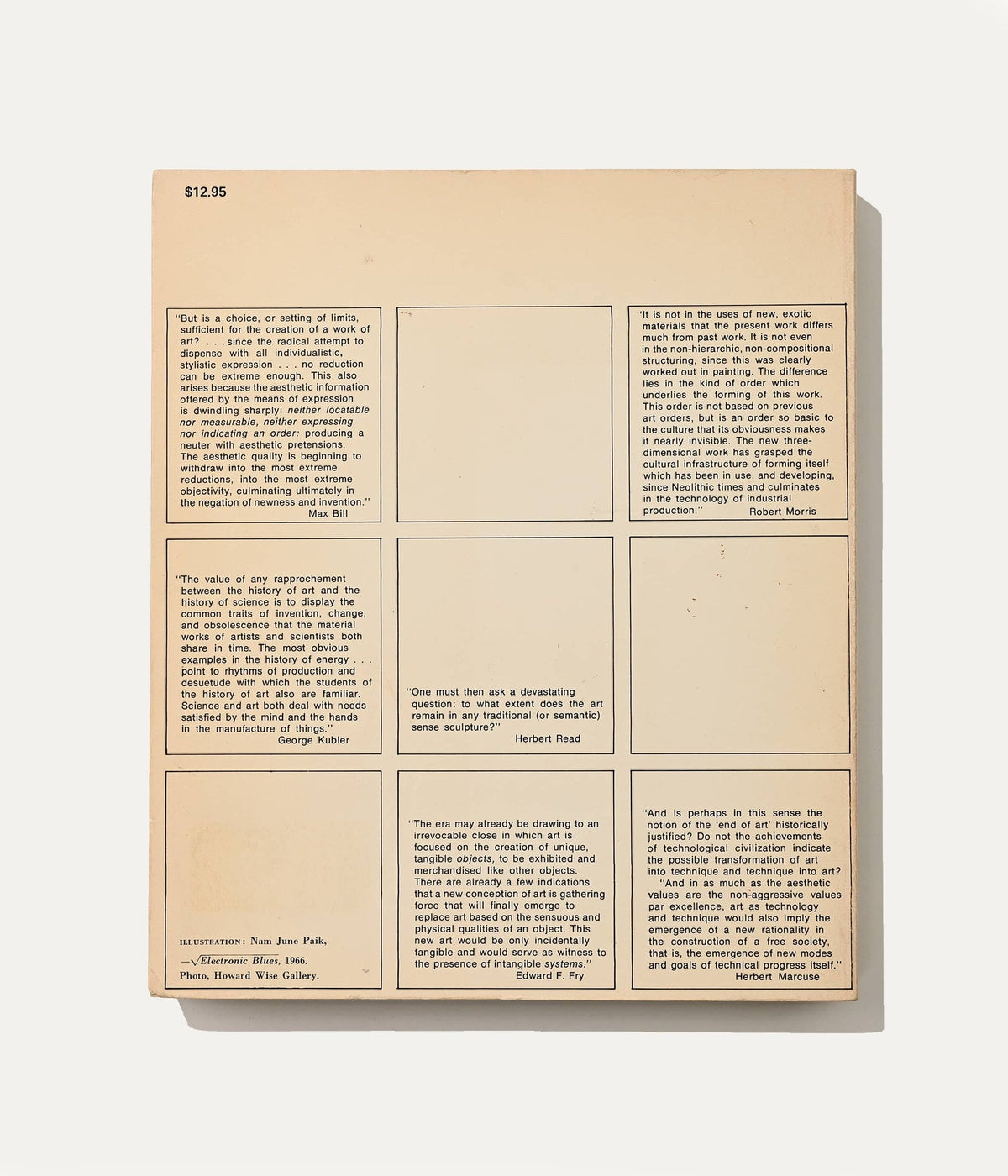 Beyond Modern Sculpture, Jack Burnham, 1982 Art Book — close-up