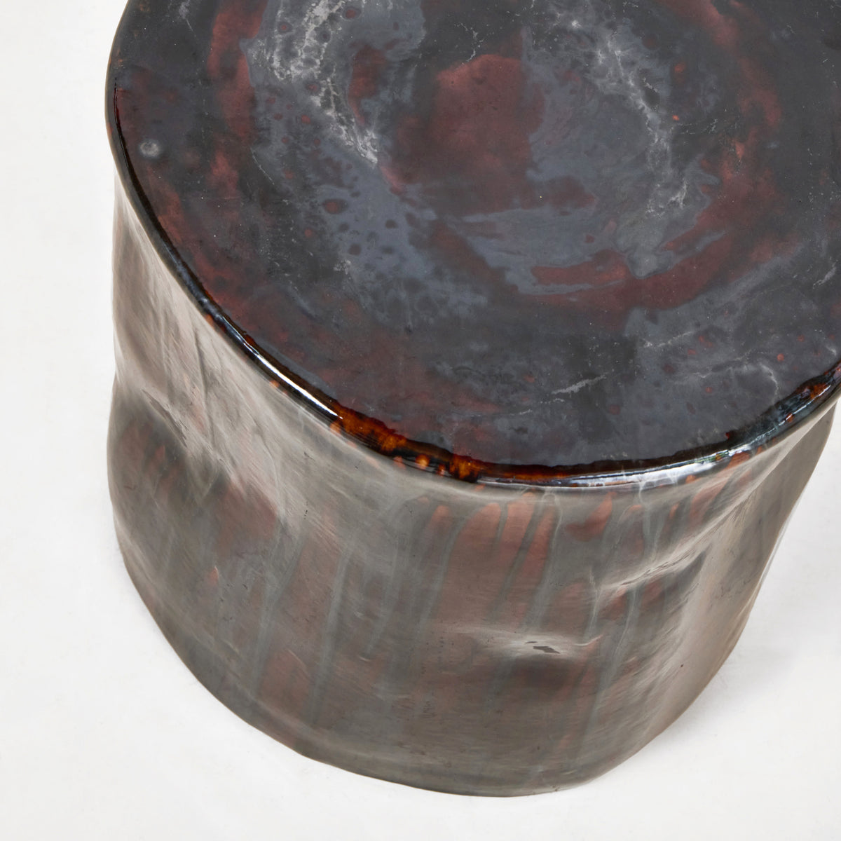 artisanal Ceramic Side Table (small) — view 10
