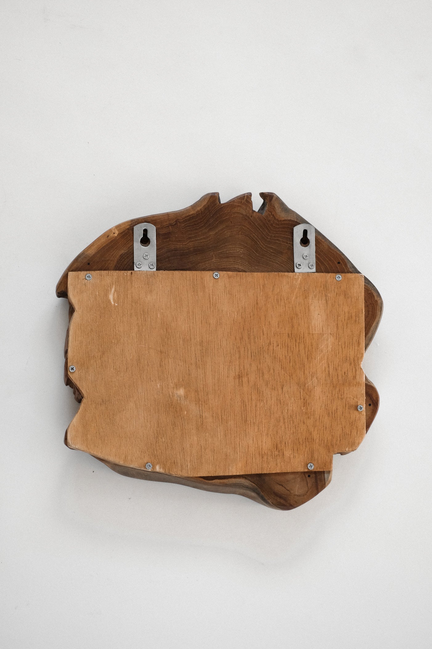 Rustic Edge Accent Mirror — in context