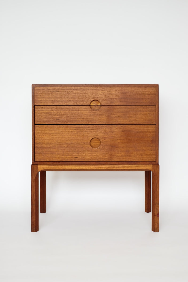 Mid-Century Danish Teak Chest of Drawers by Aksel Kjersgaard by septembre studios | The Oblist