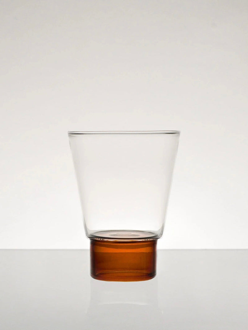 Podio' Glass - Amber by TRAGA | The Oblist — handcrafted glass, amber base