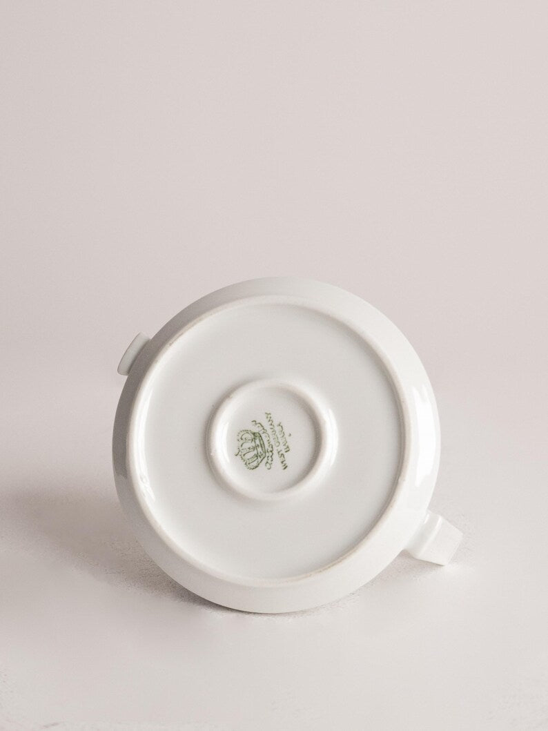 Edelstein Bavaria Coffee Pot Set White Porcelain Mid Century Modernist Design — additional view