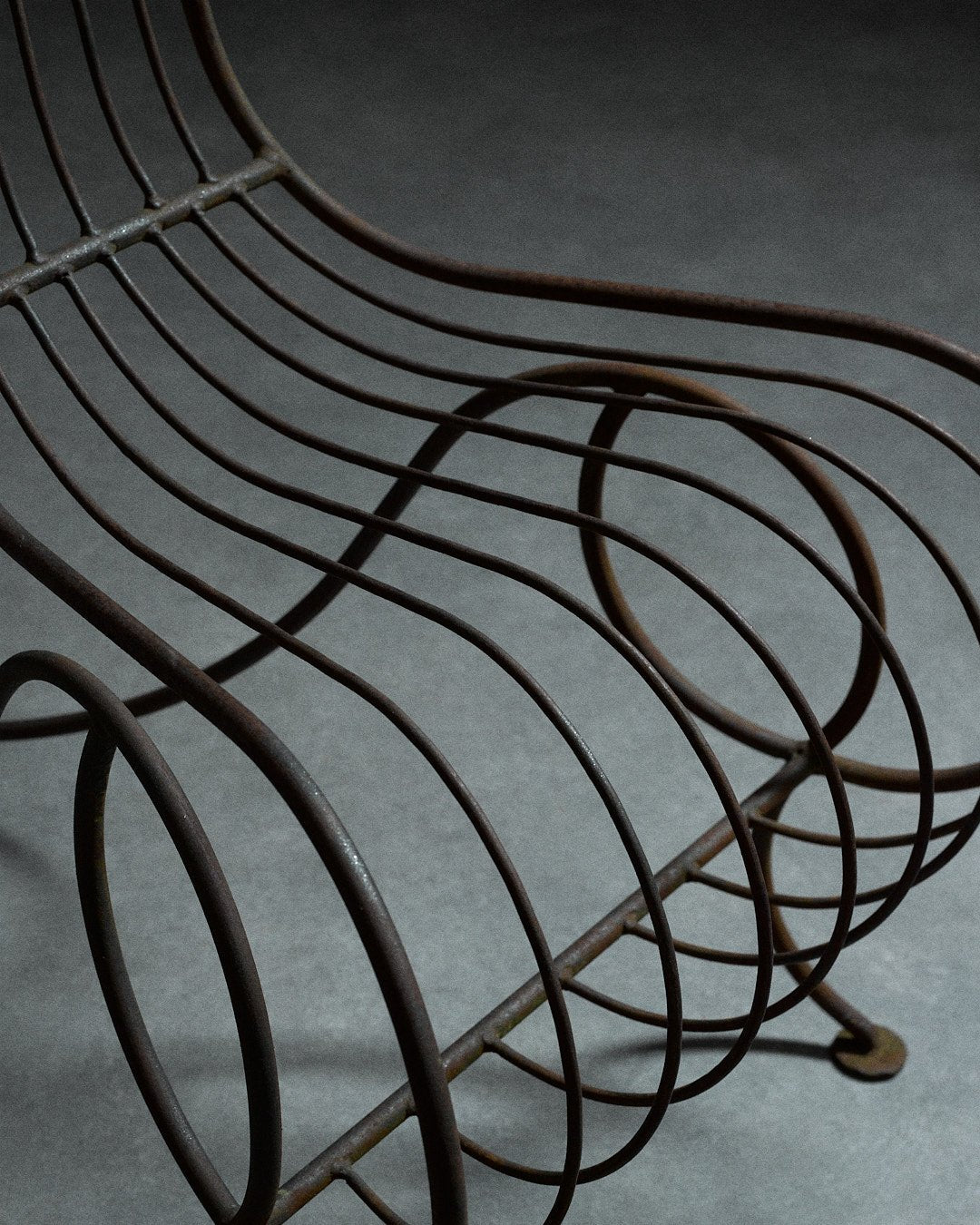 Spine Chair and Table in the Style of André Dubreuil — view 9