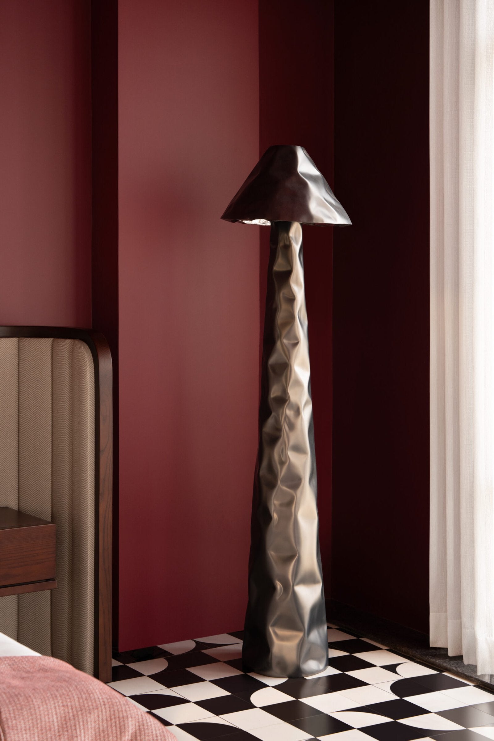 Stainless Steel Mushroom Light by Nitush Aroosh — lifestyle setting