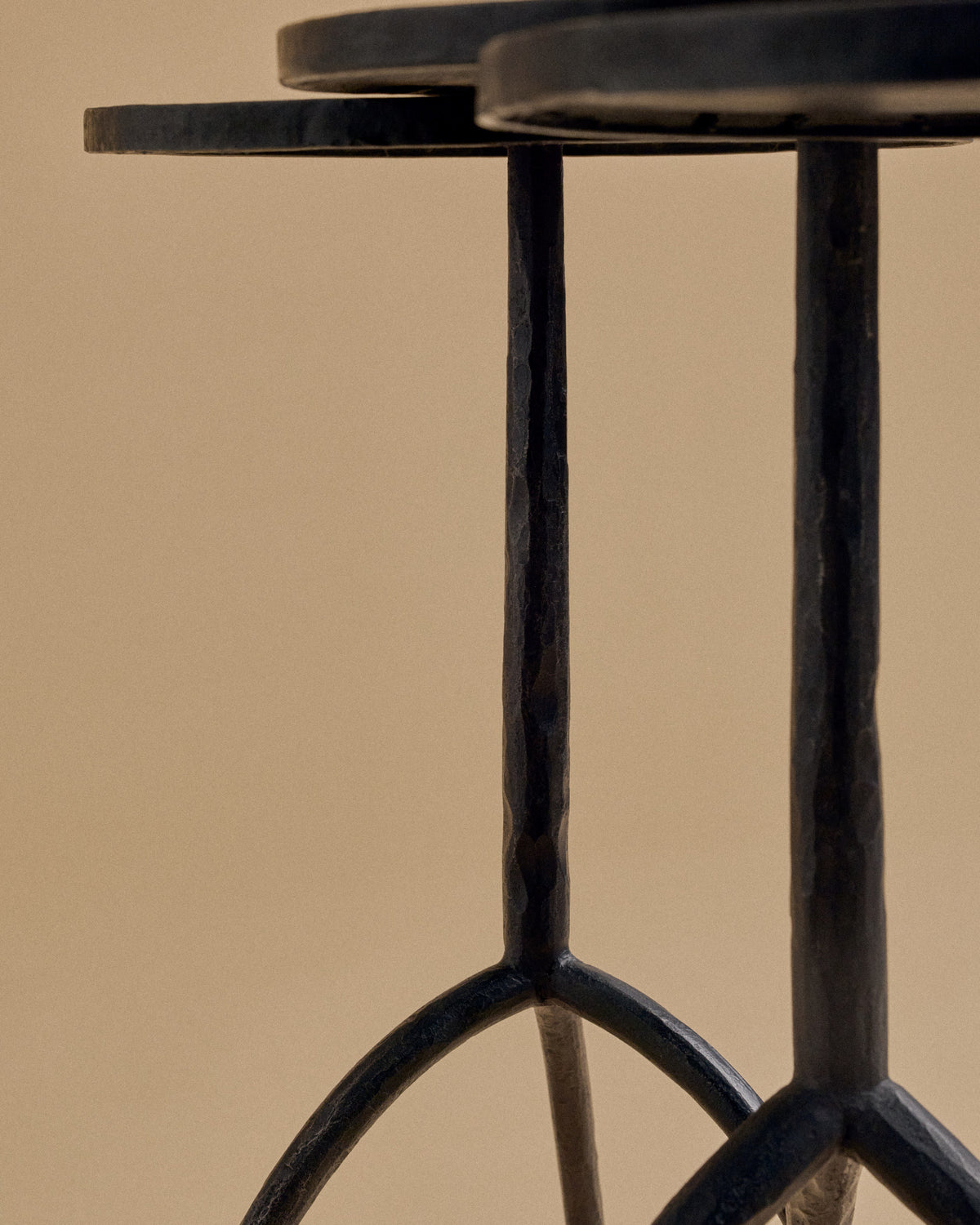 Brut Vol. I — Hand-Forged Iron Side Table — alternate view