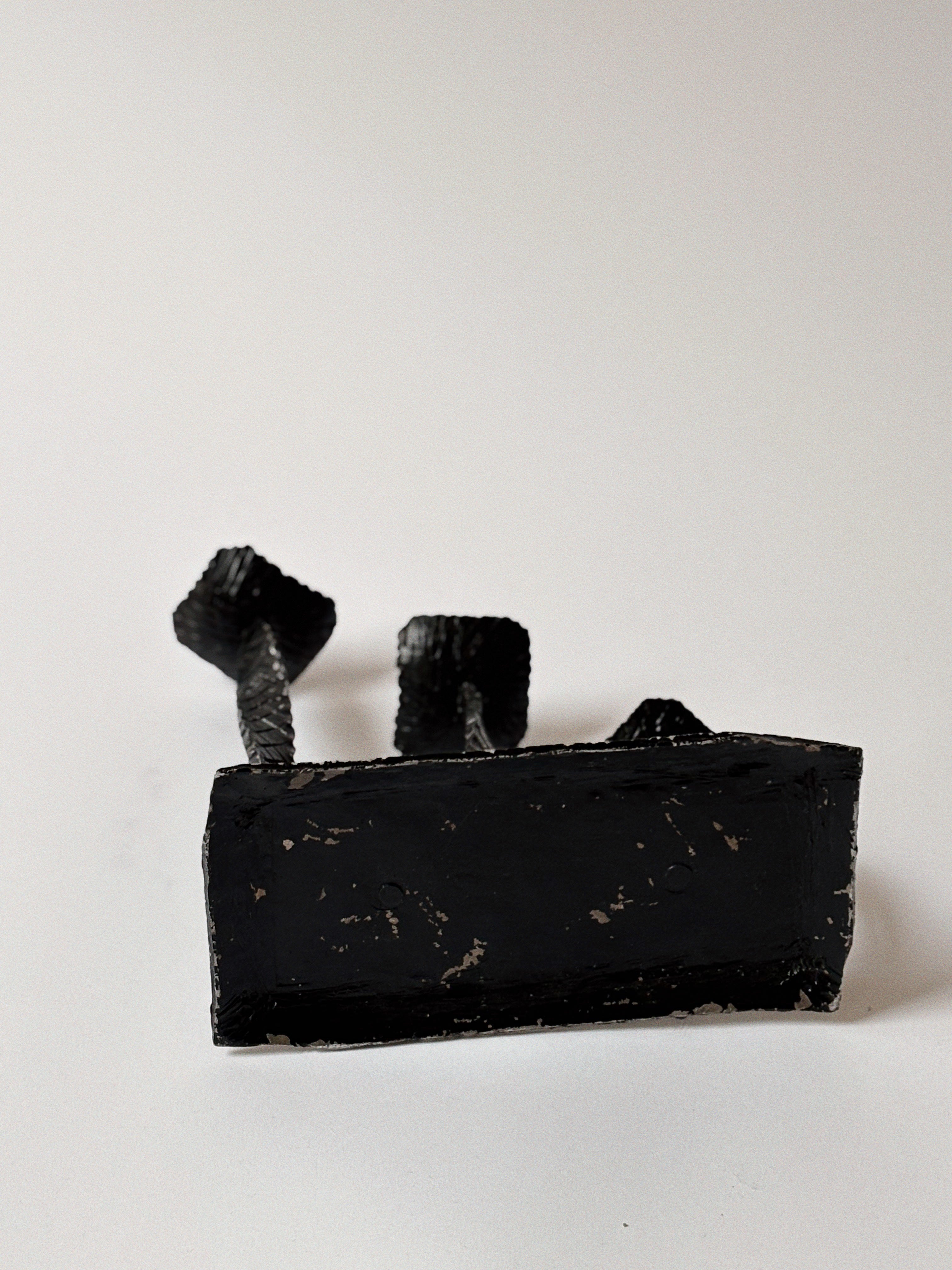 3 Arm Metal Ribbon Candlestick — in context