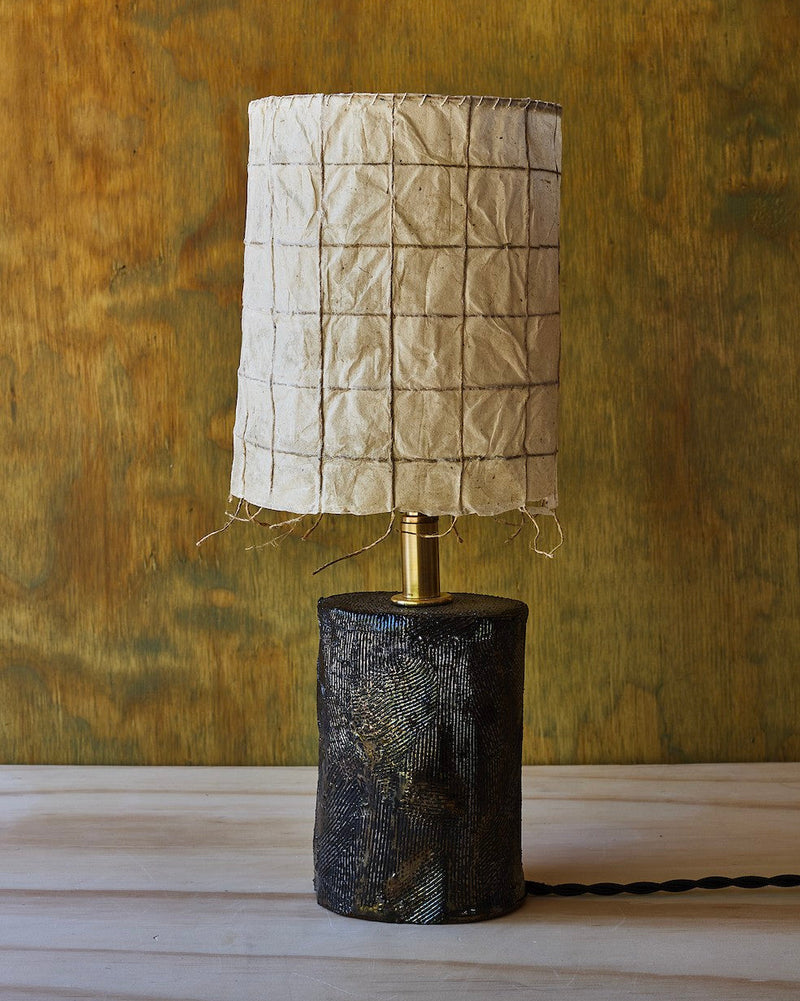 New Friend by Augustine Ceramics | The Oblist — handcrafted ceramic lamp, neutral color