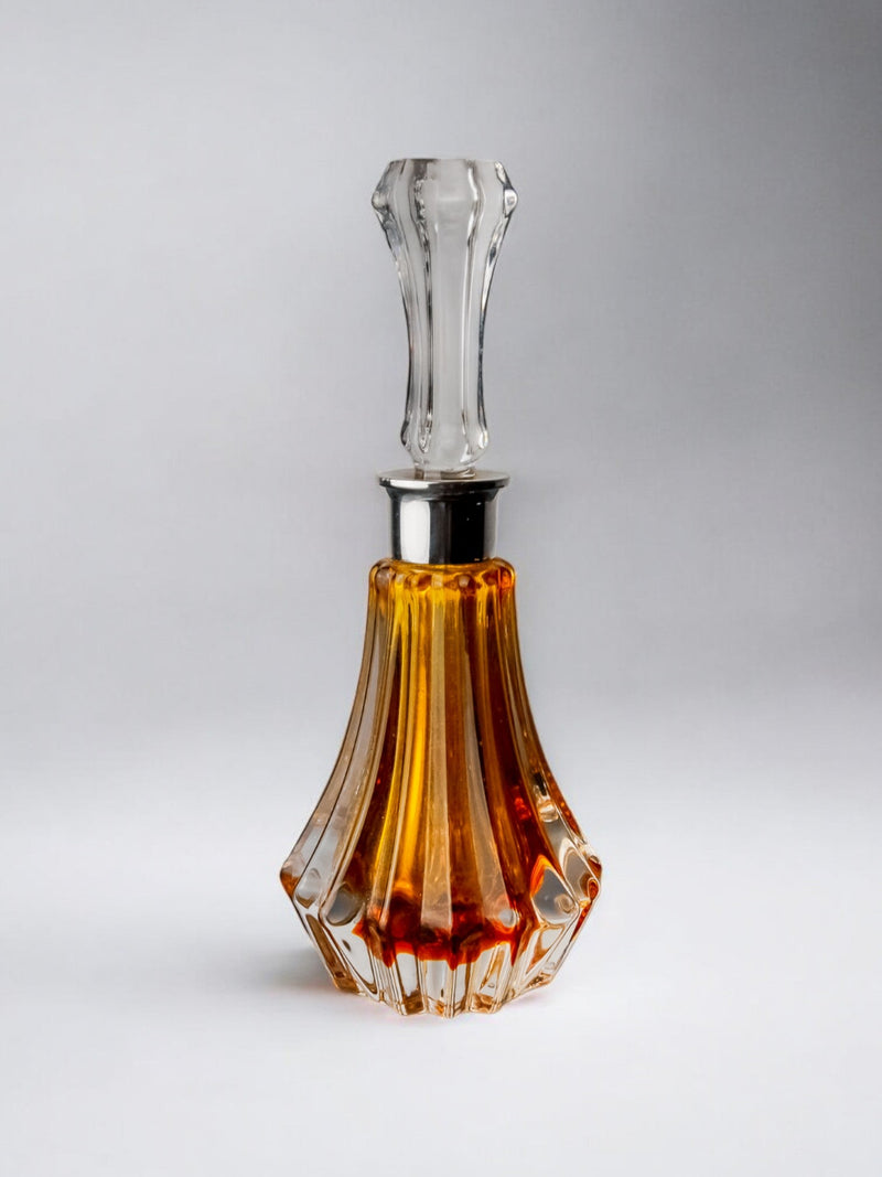 Orange Sommerso Perfume Bottle, Murano Glass, Italy, 1970's | The Oblist — handcrafted vintage design
