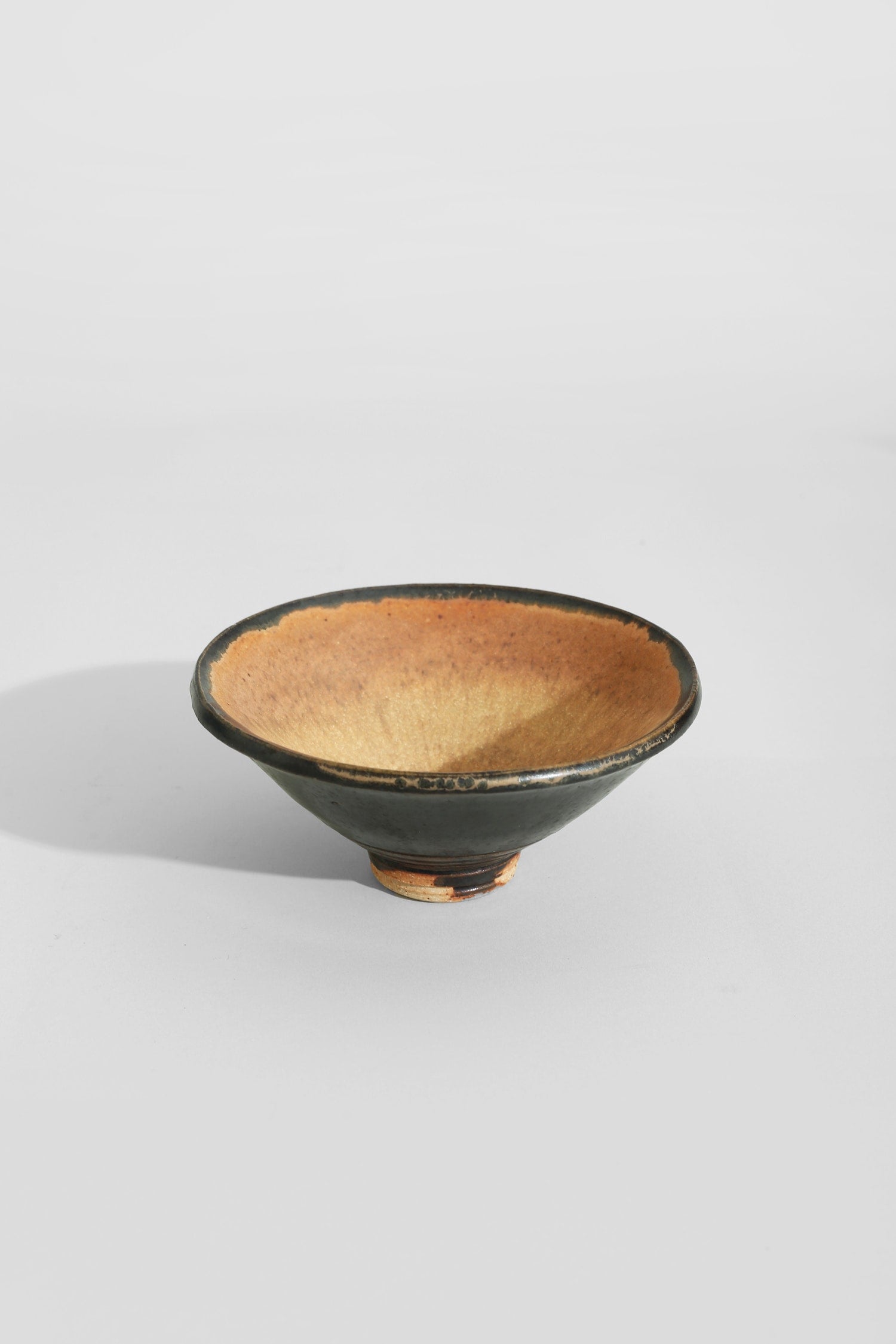 Terracotta/Charcoal Pottery Bowl — detail view
