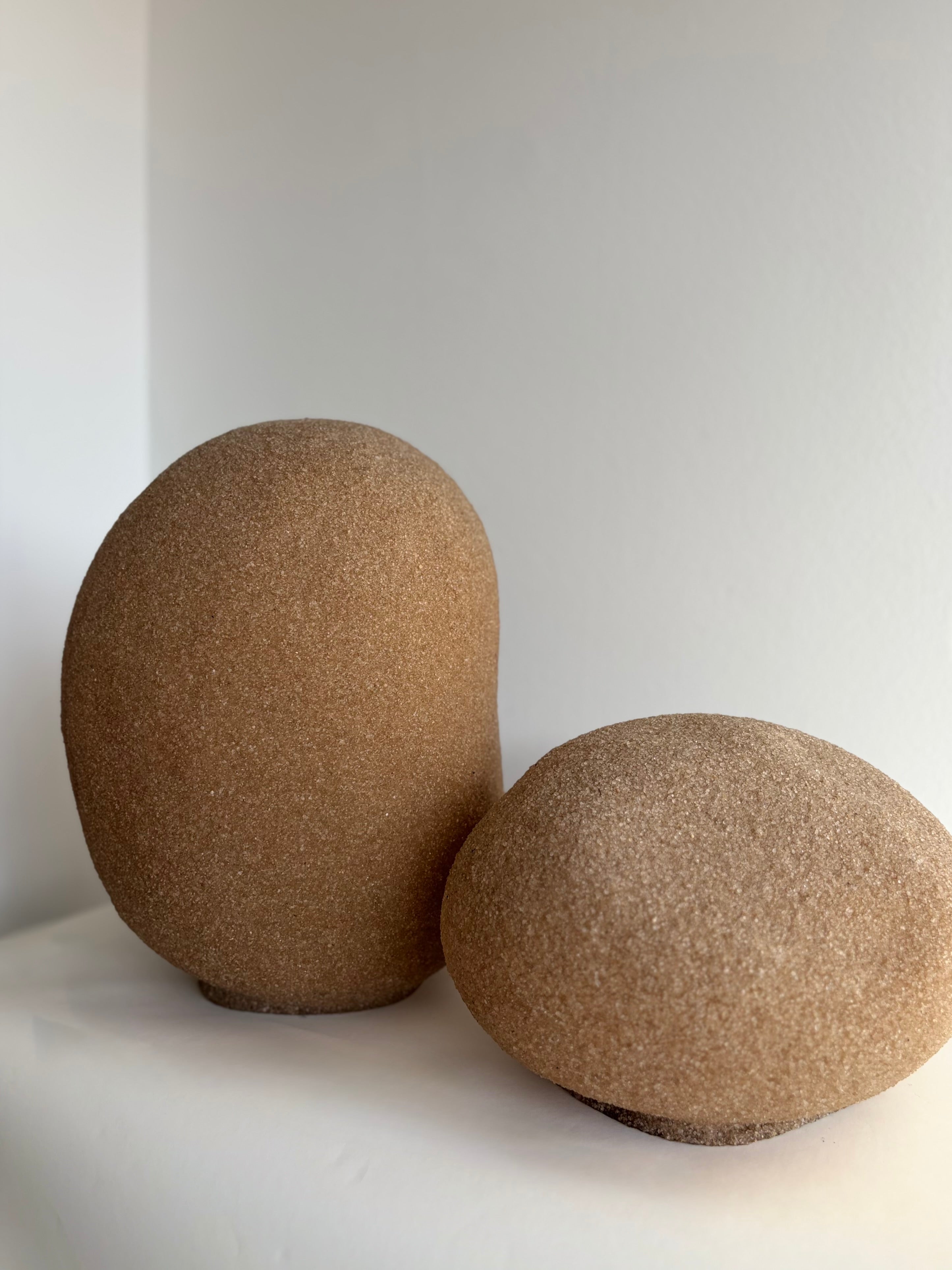 Large Moon Rock Pair Attributed to André Cazenave, c. 1969–1975 — lifestyle setting