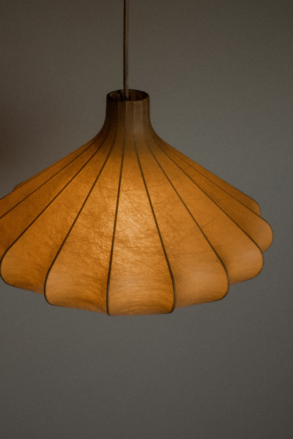 1960s Cocoon Pendant Lamp by Friedel Wauer for Goldkant — view 9
