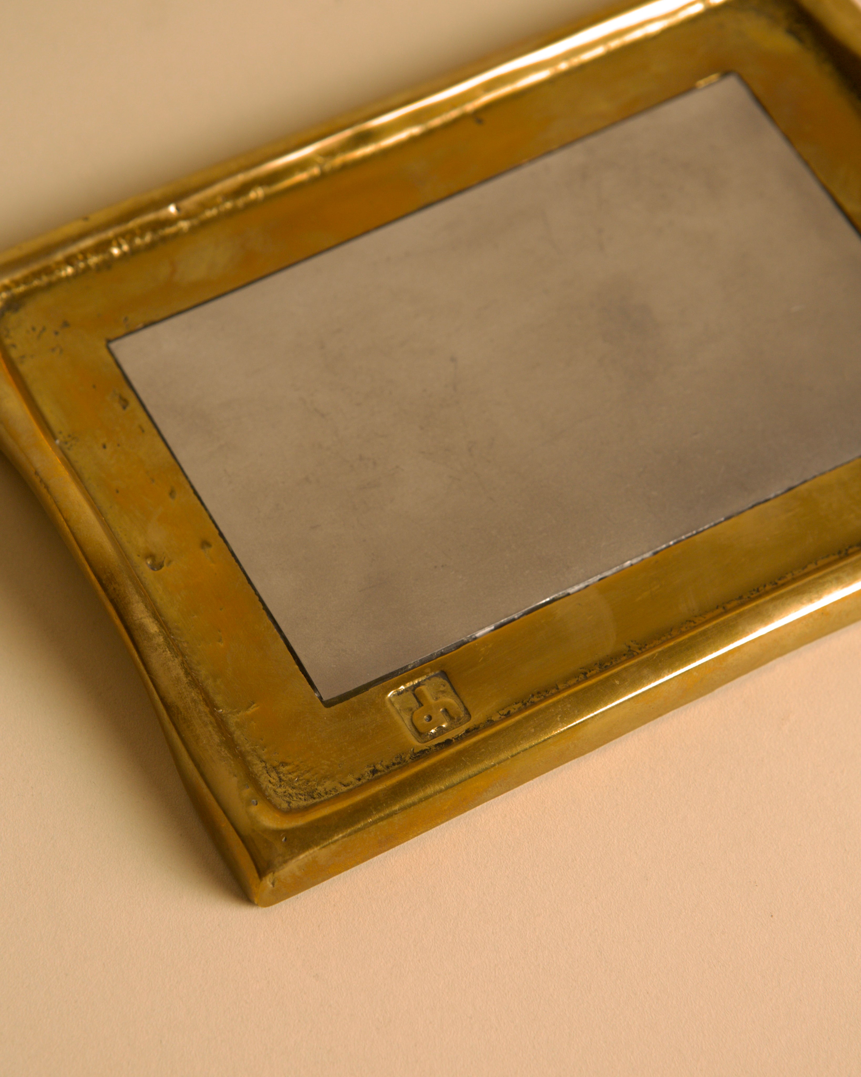  Rectangular catch-all tray by David Marshall, 1980s — lifestyle setting