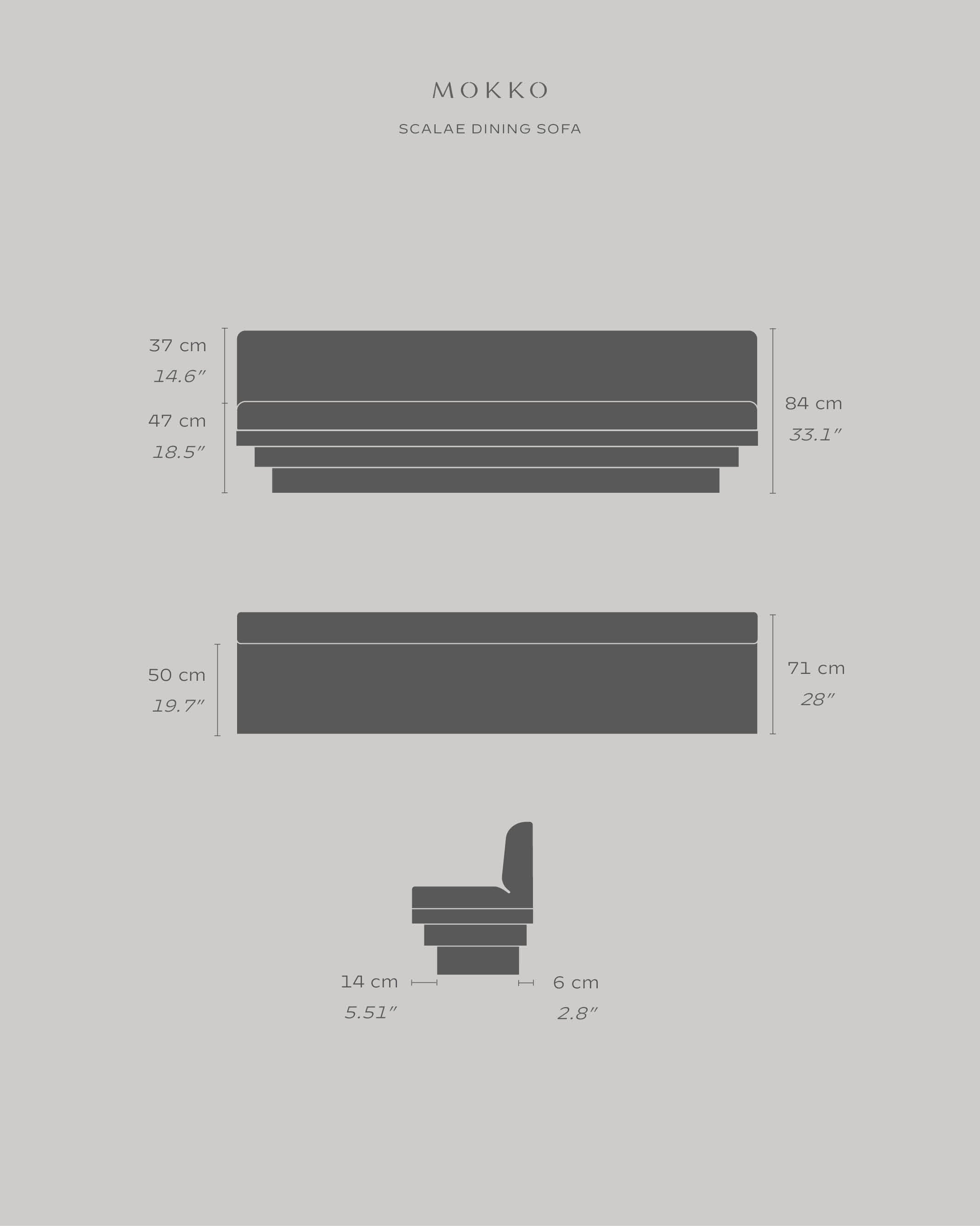 Scalae Sofa — alternate view