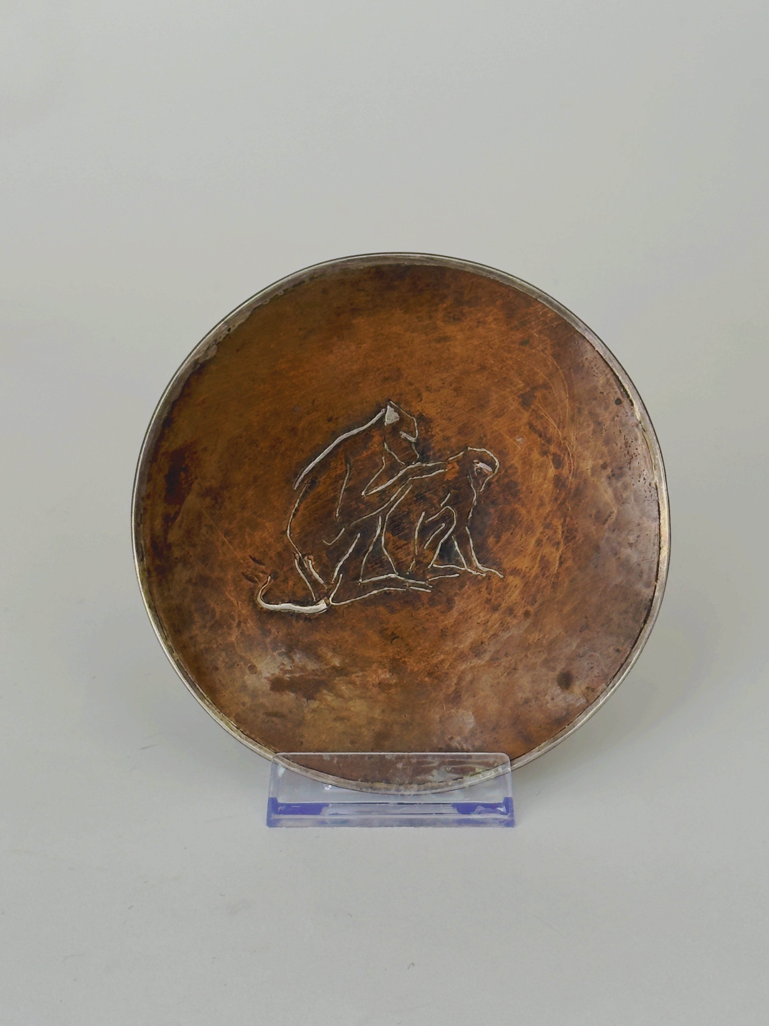 Jean Serriere Dinanderie Bowl c.1920 — close-up