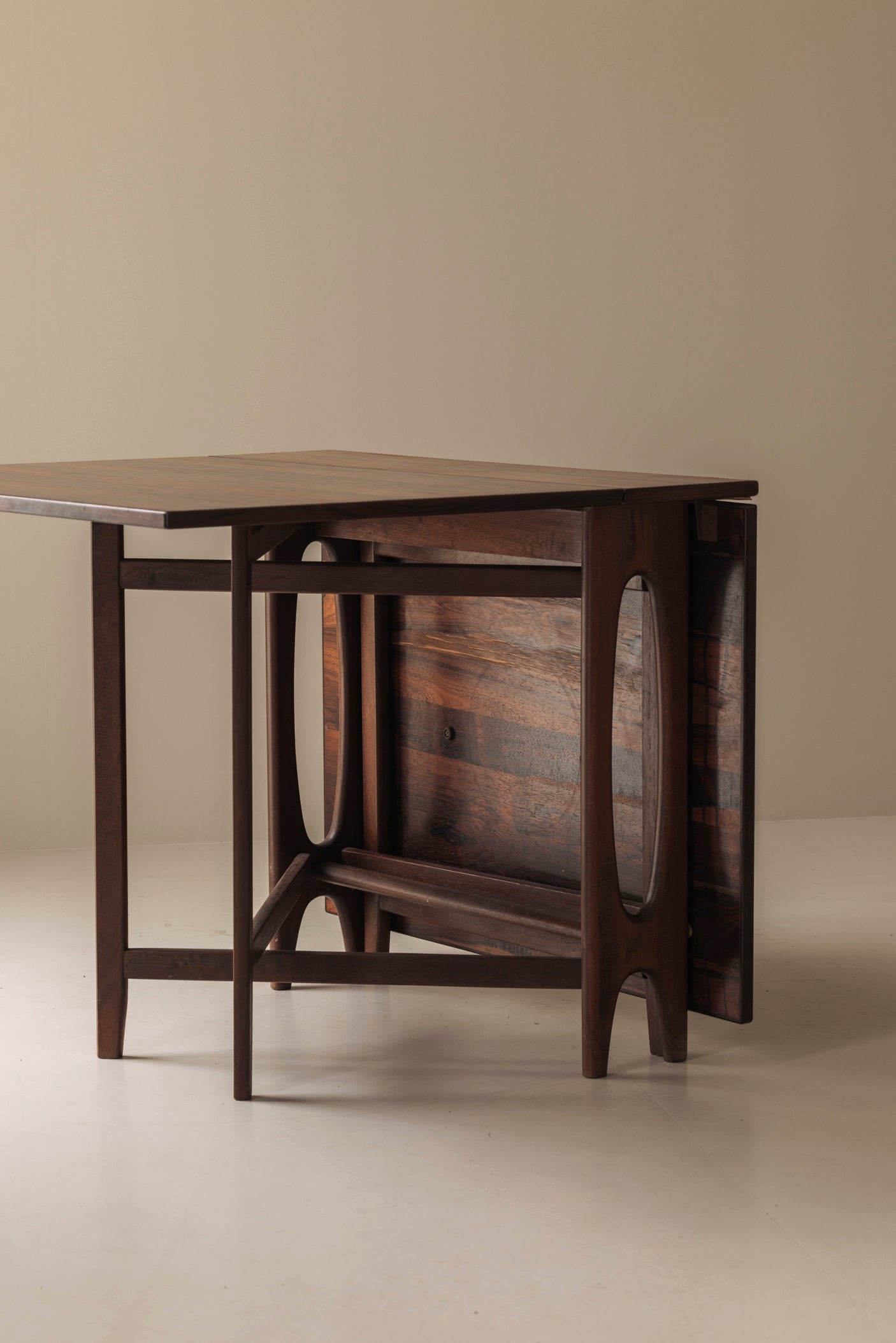 Rosewood folding table by Bendt Winge, Norway 1960s. — view 9