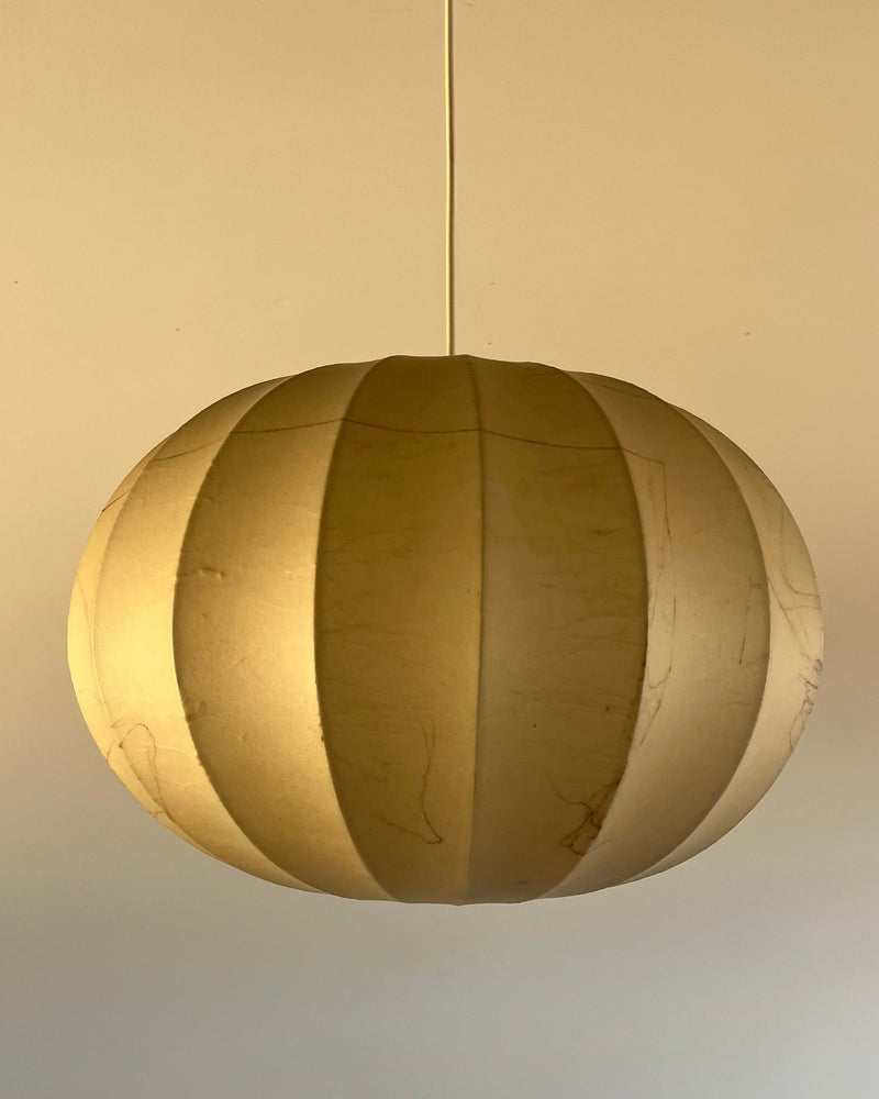 Large Cocoon Pendant Light by Achille Castiglioni for Flos, 1960s by Maud Vaughan | The Oblist