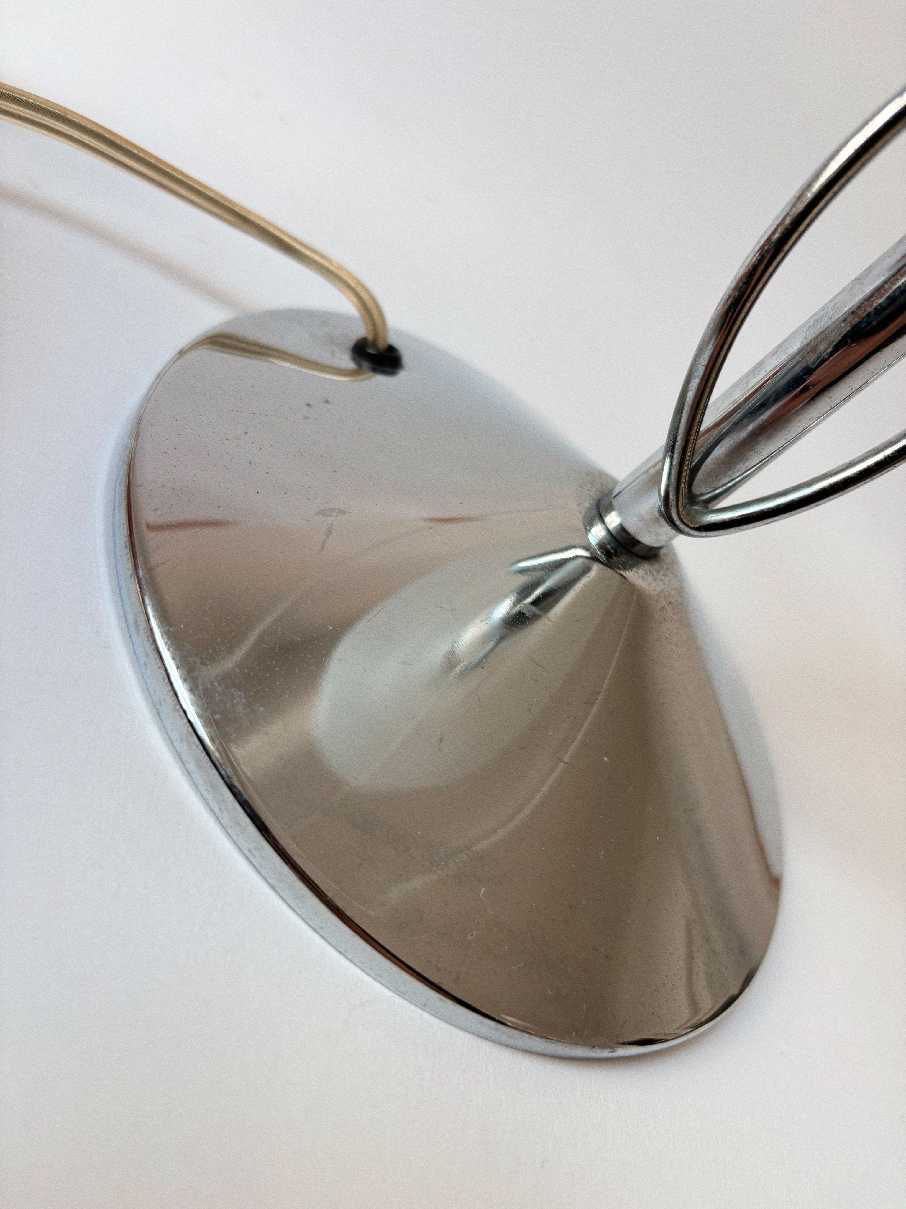 Chrome and Glass Lamp, Italy c. 1970’s — in context