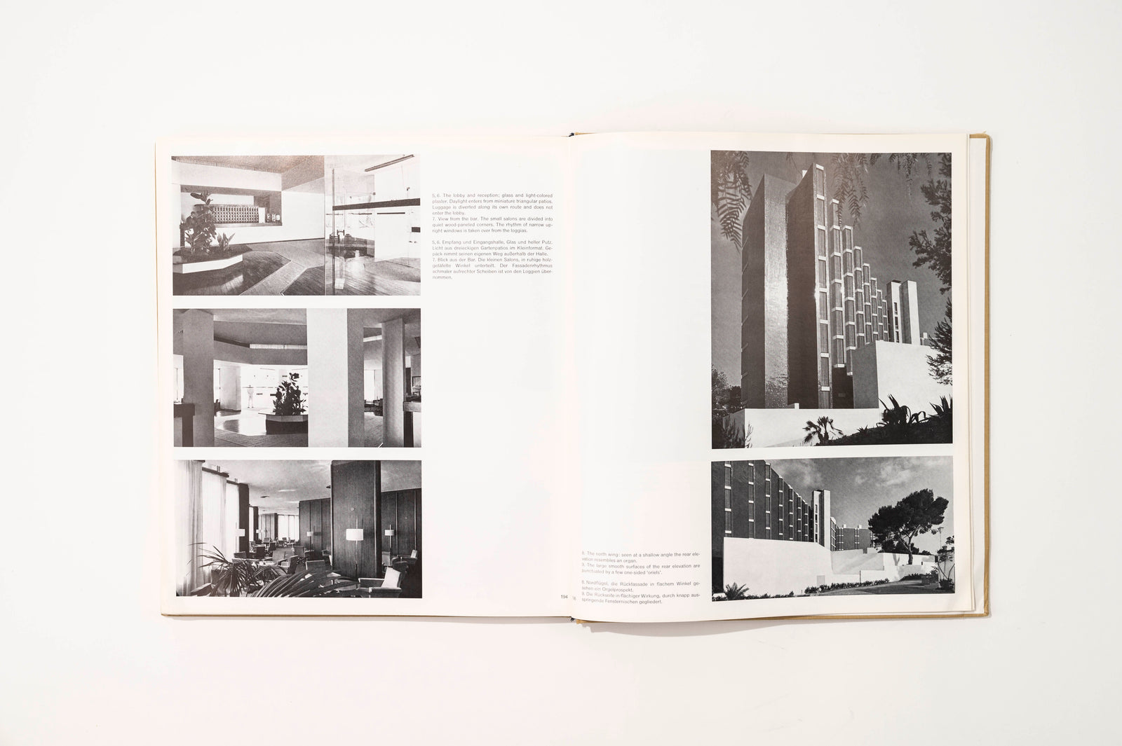 Hotels, An International Survey — Weisskamp, 1968 Interiors Book — lifestyle setting