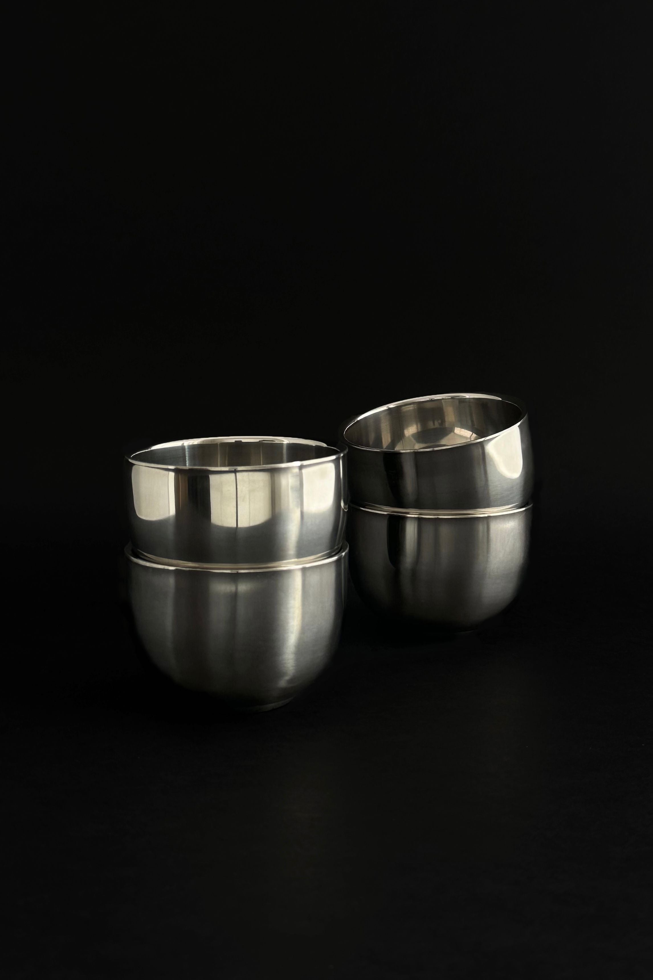 'HEDONISM' stainless steel cup - set of 2 — lifestyle setting