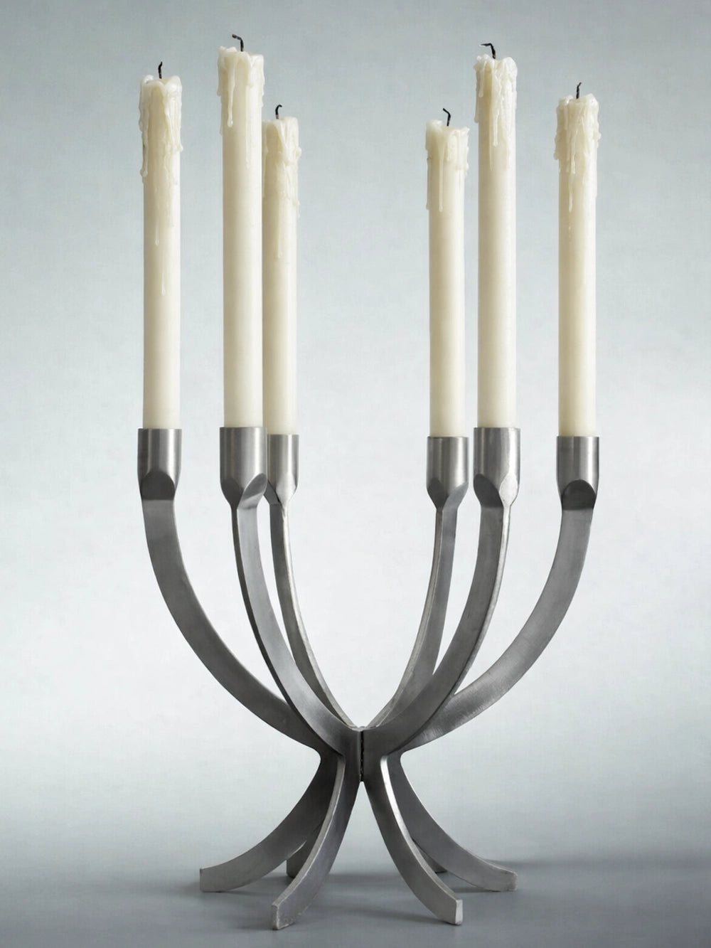 Vintage Candle Holder in Metal - Vintage IKEA Collection — side angle