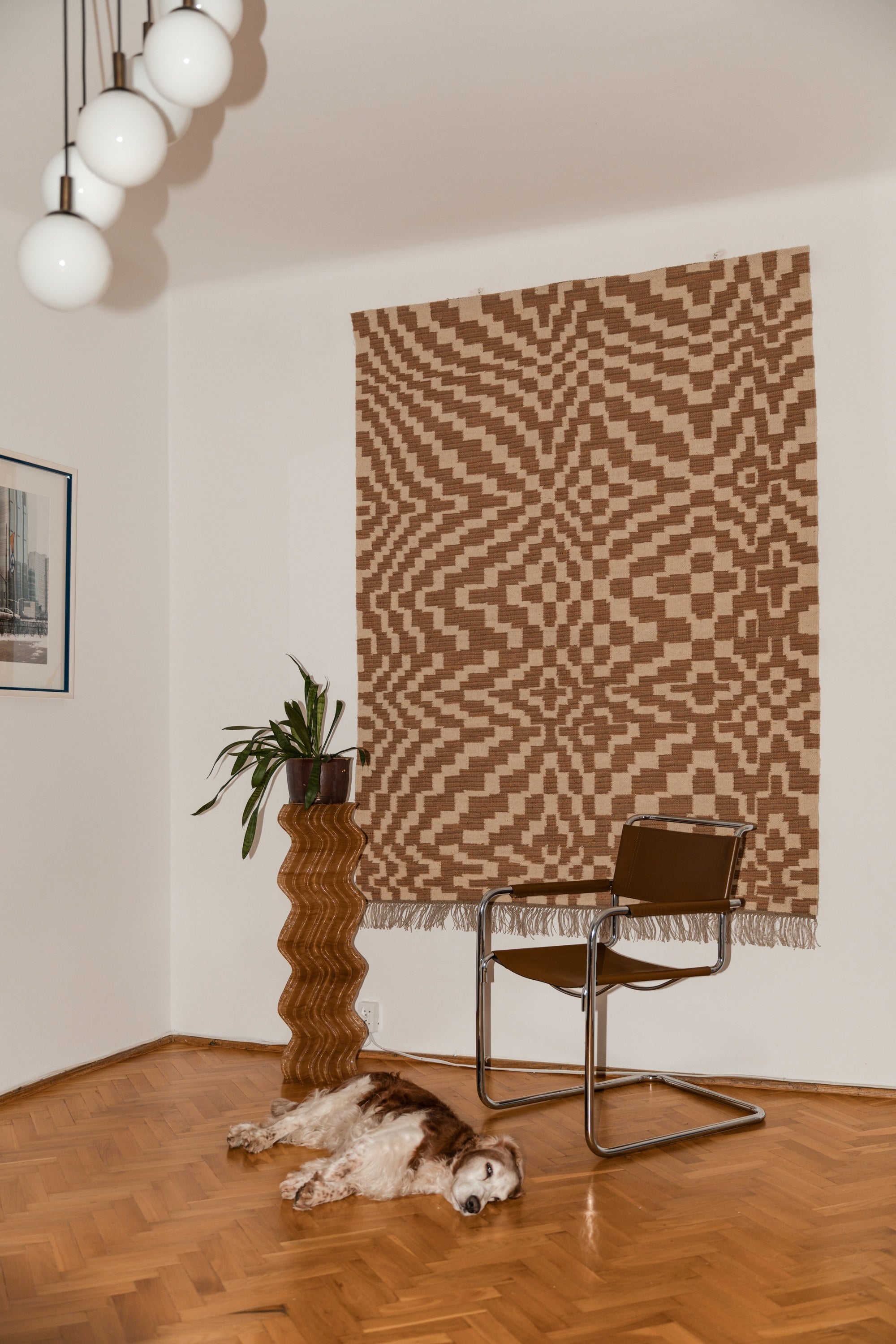 Vertigo Contemporary Tapestry / Rug — detail view