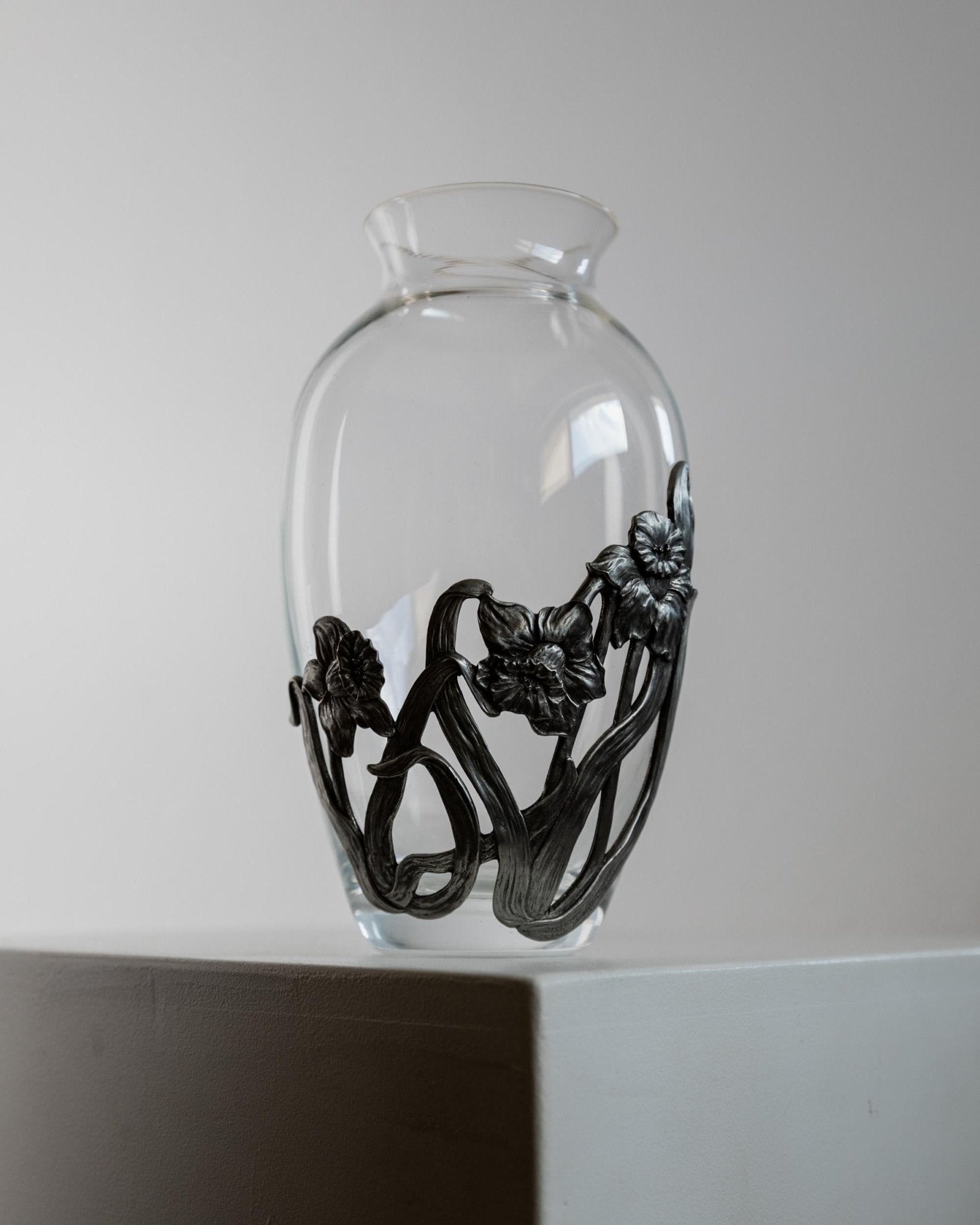 Vintage 1970s Glass Vase by Bottega Jacobs | The Oblist