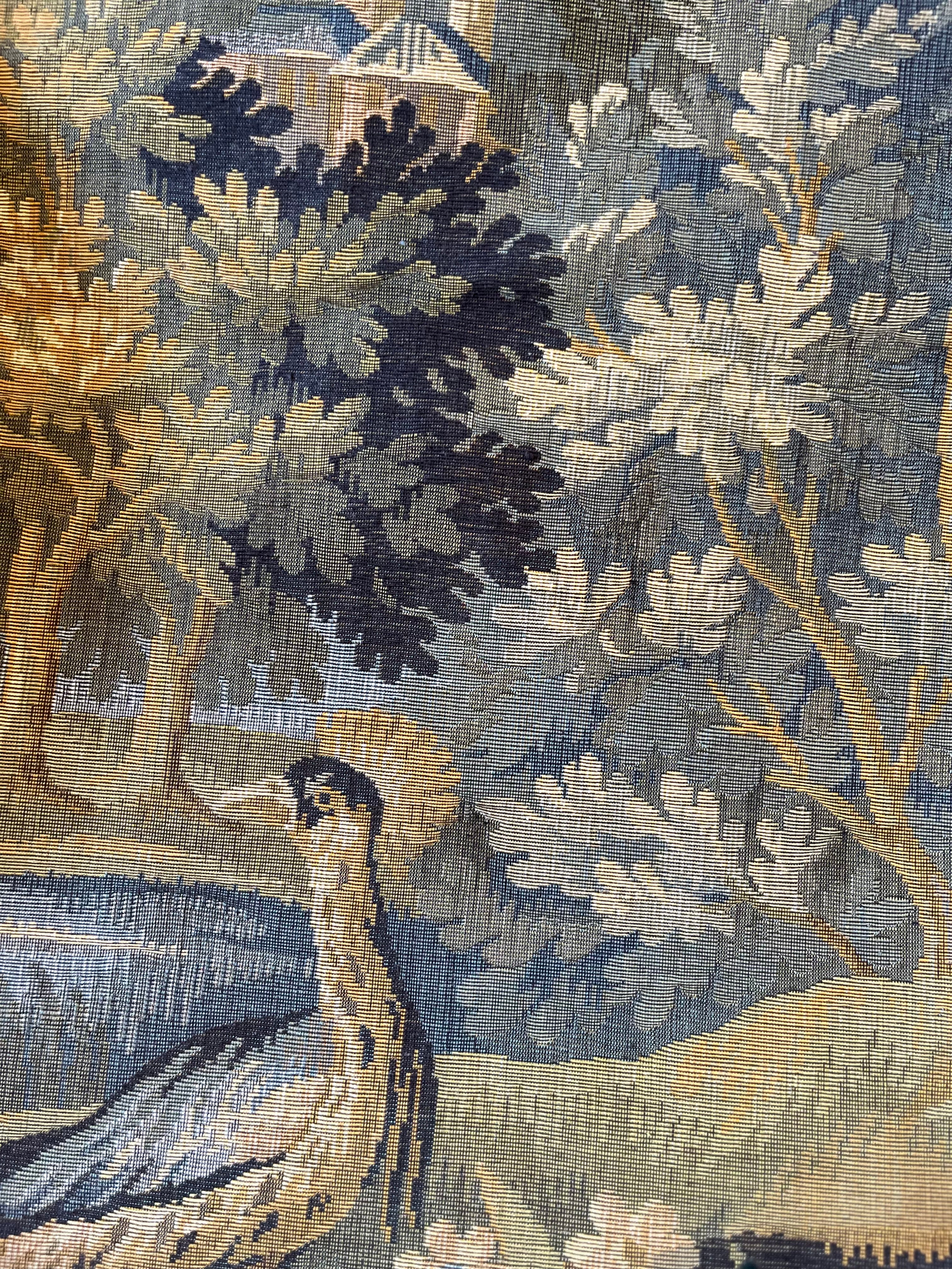 20th-Century Verdure Tapestry — additional view