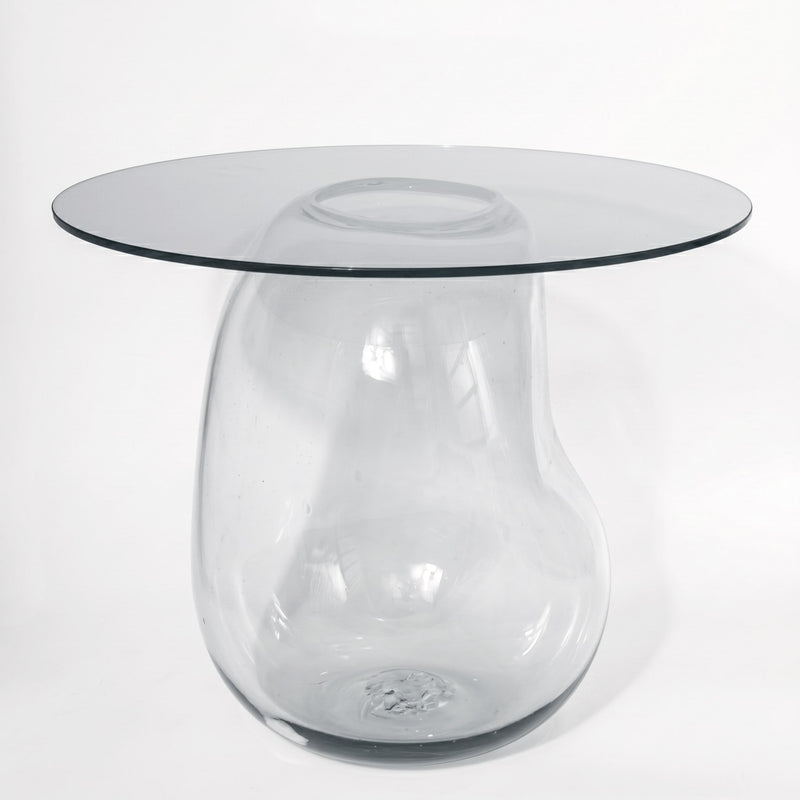 Bubble Side Table in Glass or Tempered Glass — detail view