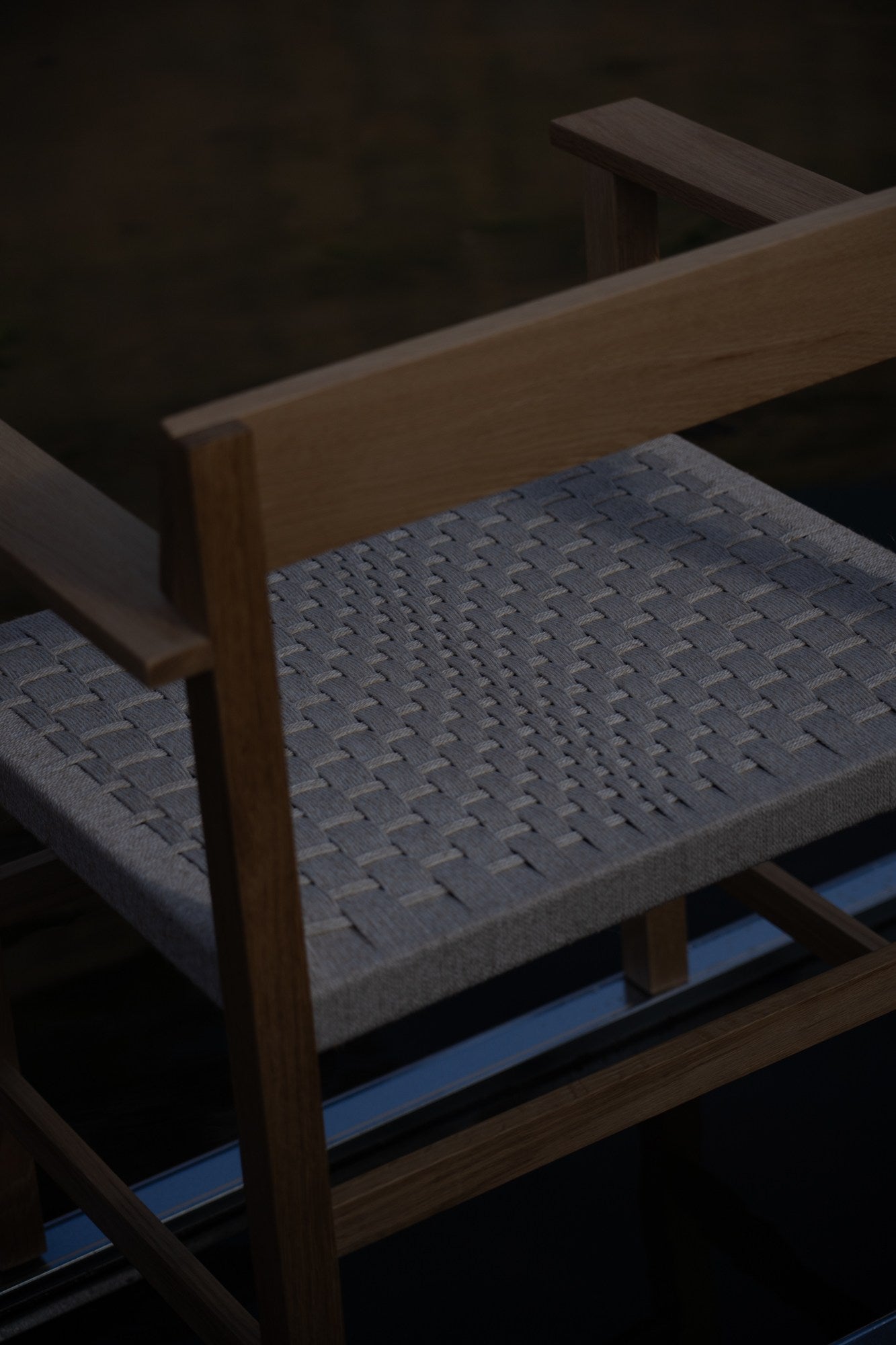 "Cadira.03" Hand woven oak chair — in context