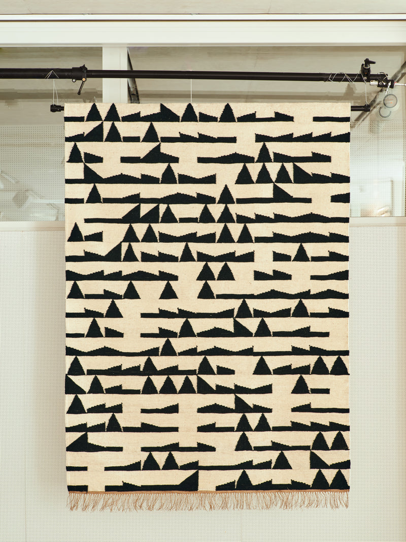 System Chaos  - Contemporary Minimalist Tapestry / Rug by Splot | The Oblist