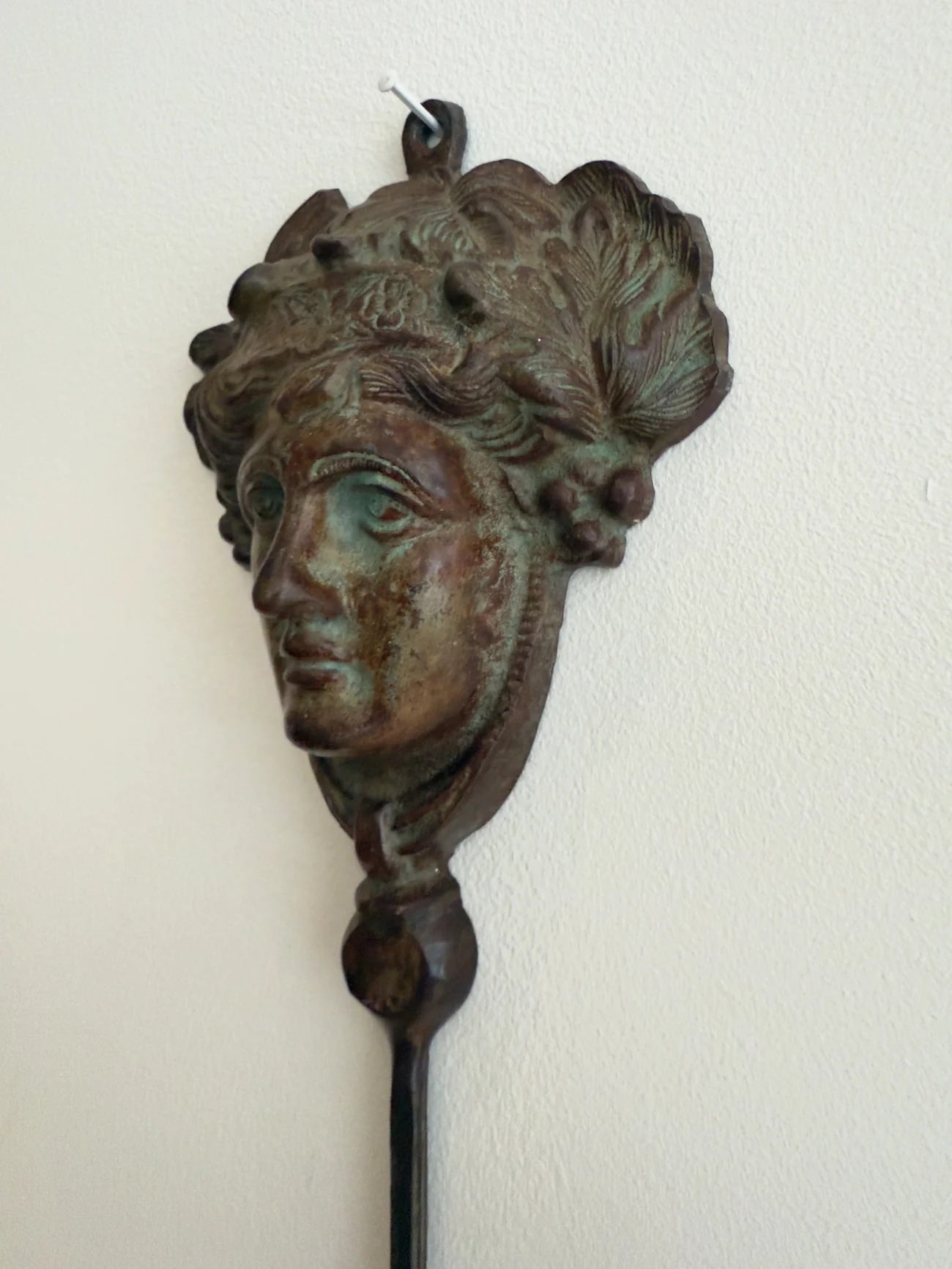 Applique en bronze néoclassique pour bougie