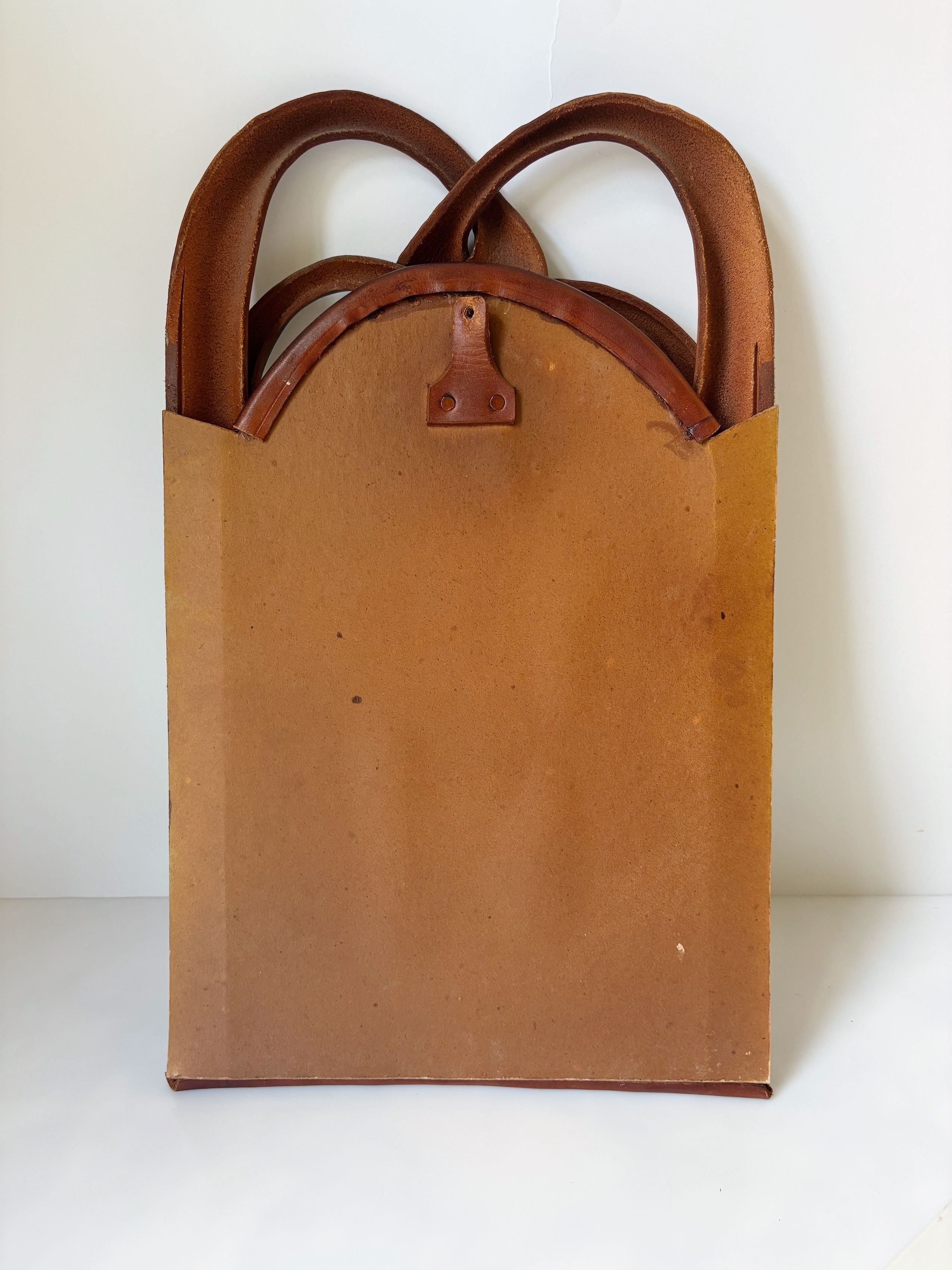 Artist Mirror with Leather Knot Frame, Poland