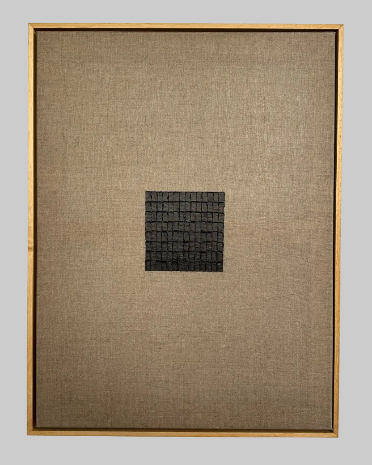 'Lamp Black - Signature Linen' Painting by Roi Elmaliah | The Oblist