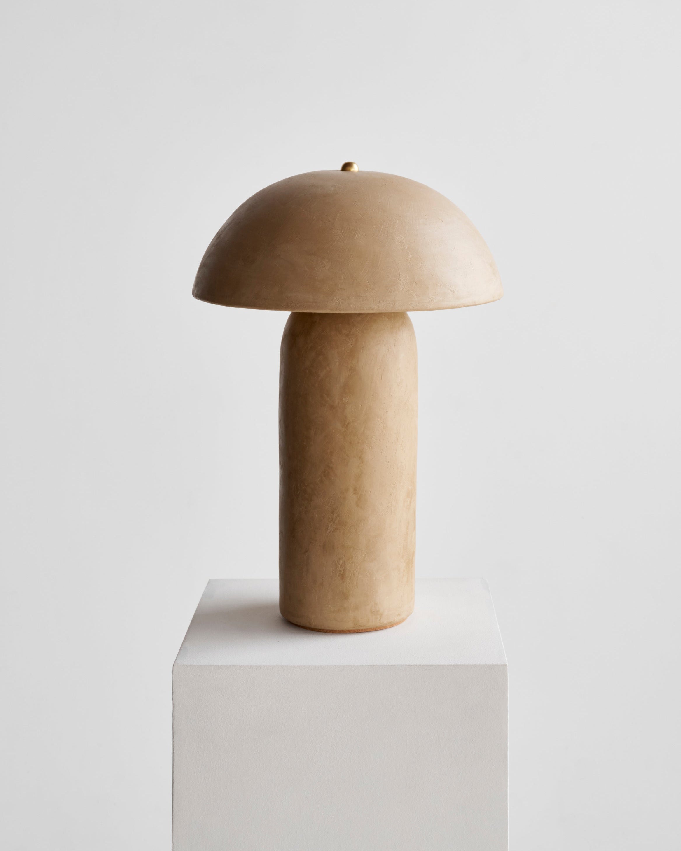 Lime Plaster Tera Lamp by Ceramicah | The Oblist