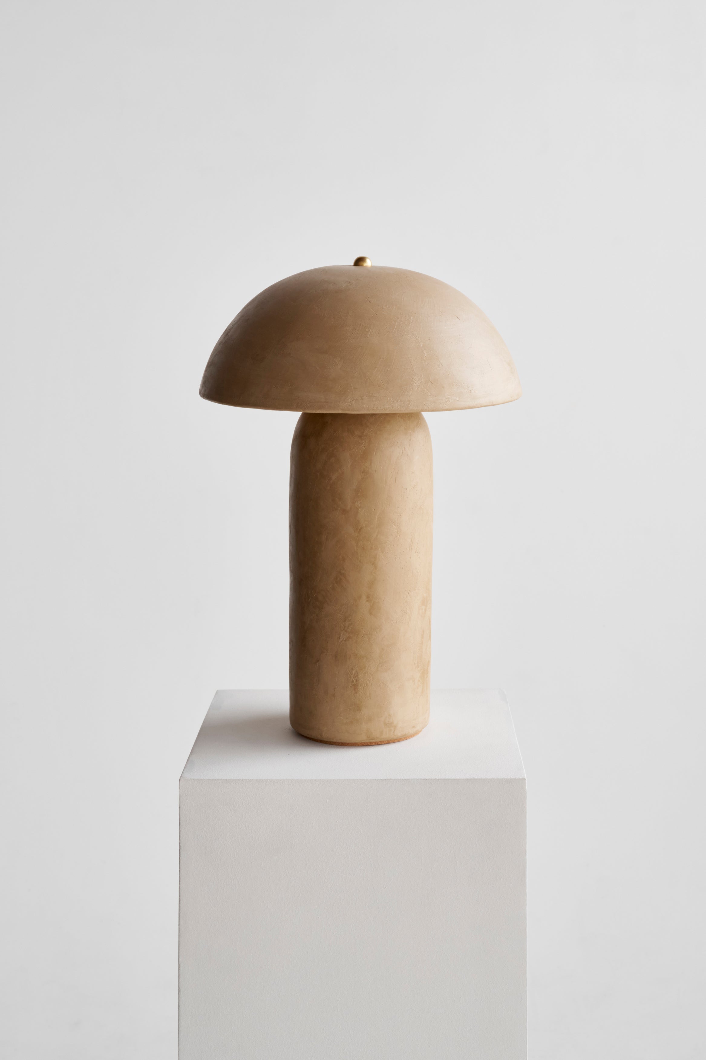 Lime Plaster Tera Lamp by Ceramicah | The Oblist