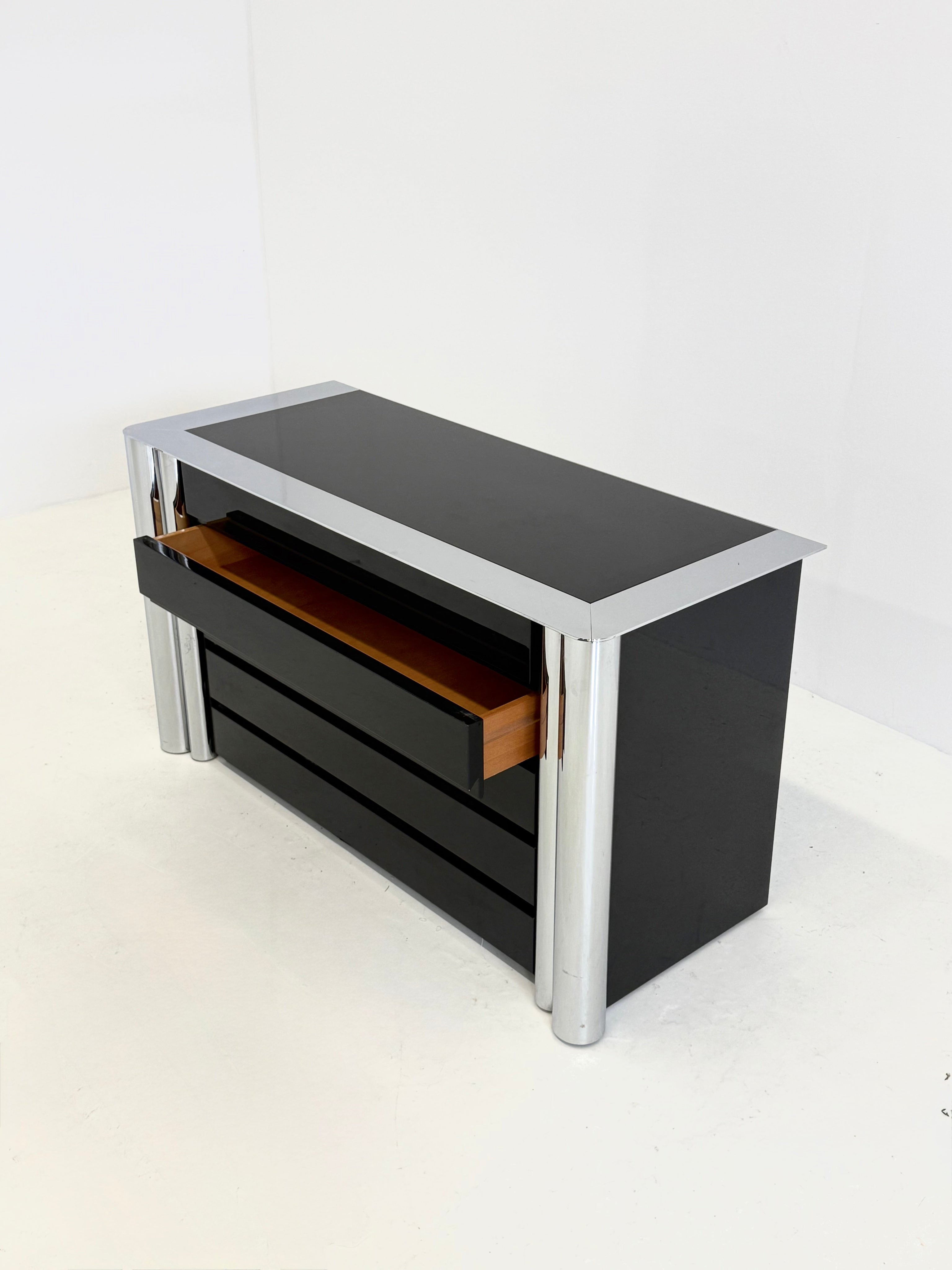 Black sideboard by Antonello Mosca for Cinova — view 14