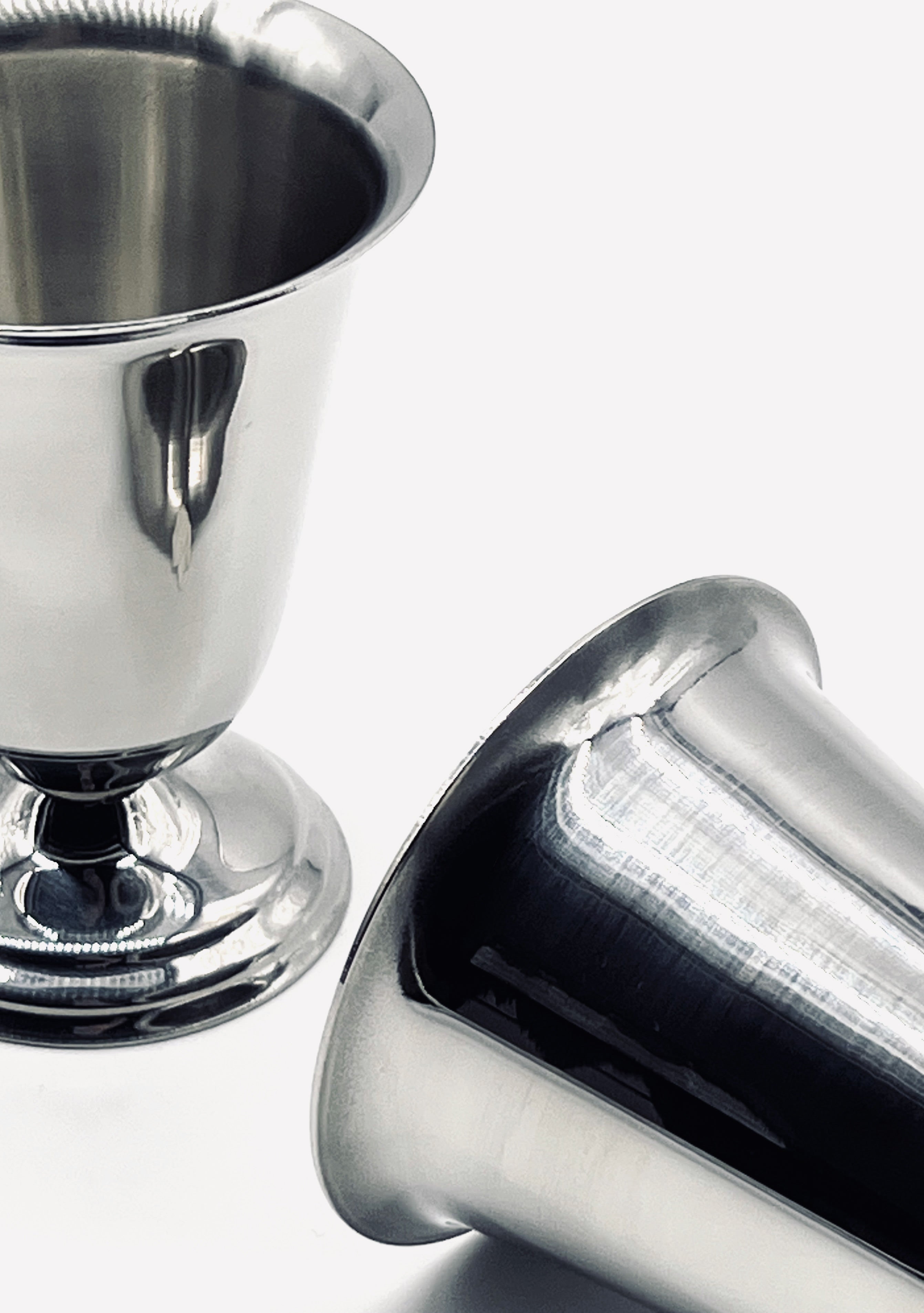 Vintage Bowls in Steel — detail view