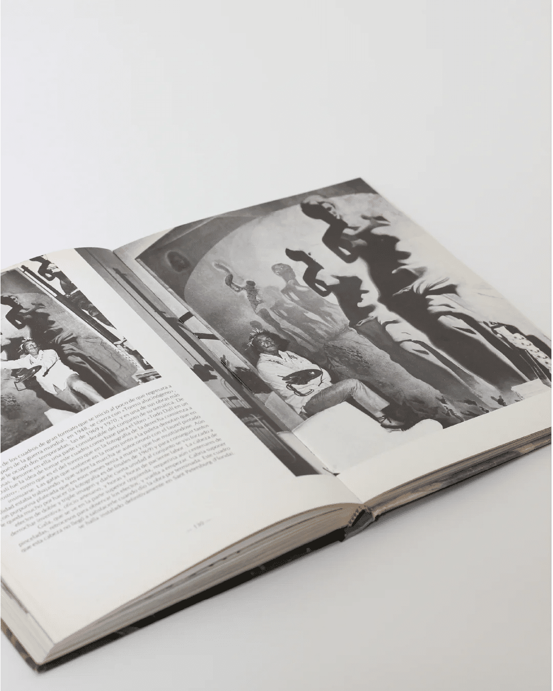 Aquel Dali Book — open view on white background