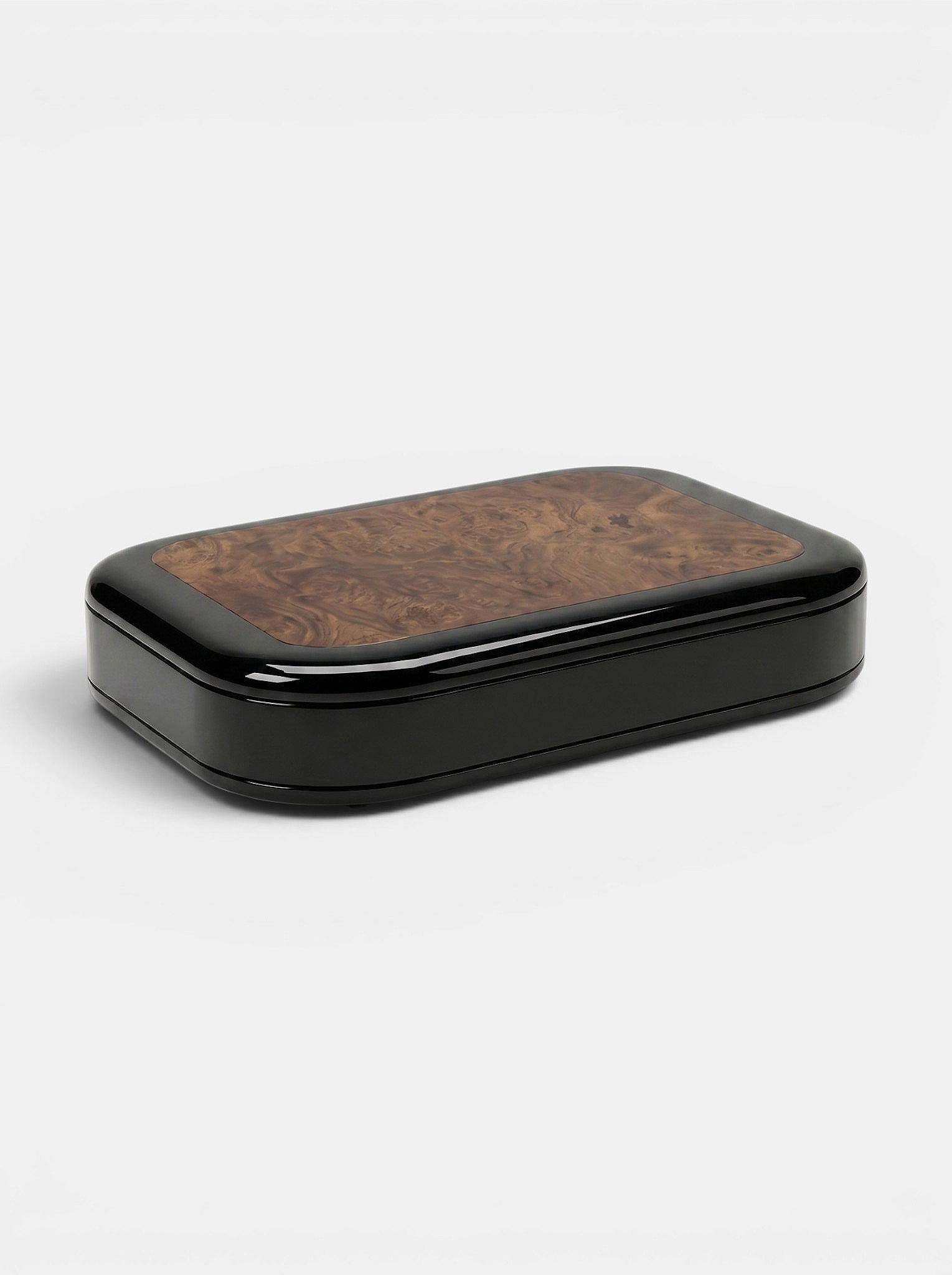 Abi Black Lacquered And Burl Wood — detail view