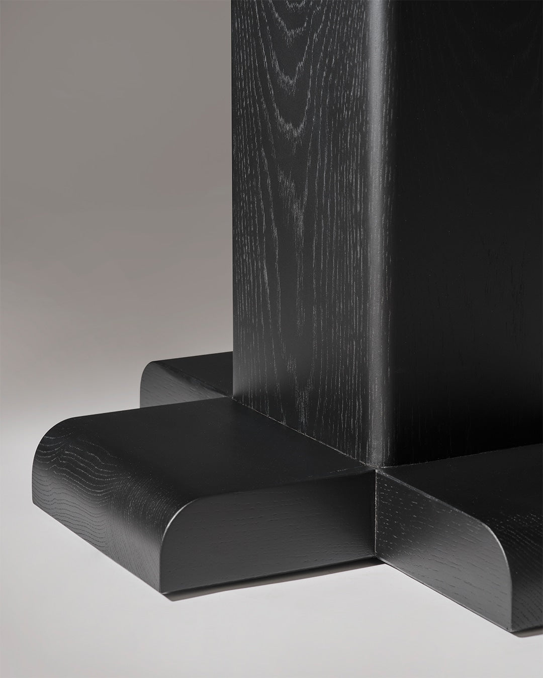 The Reeded Dining Table — side angle