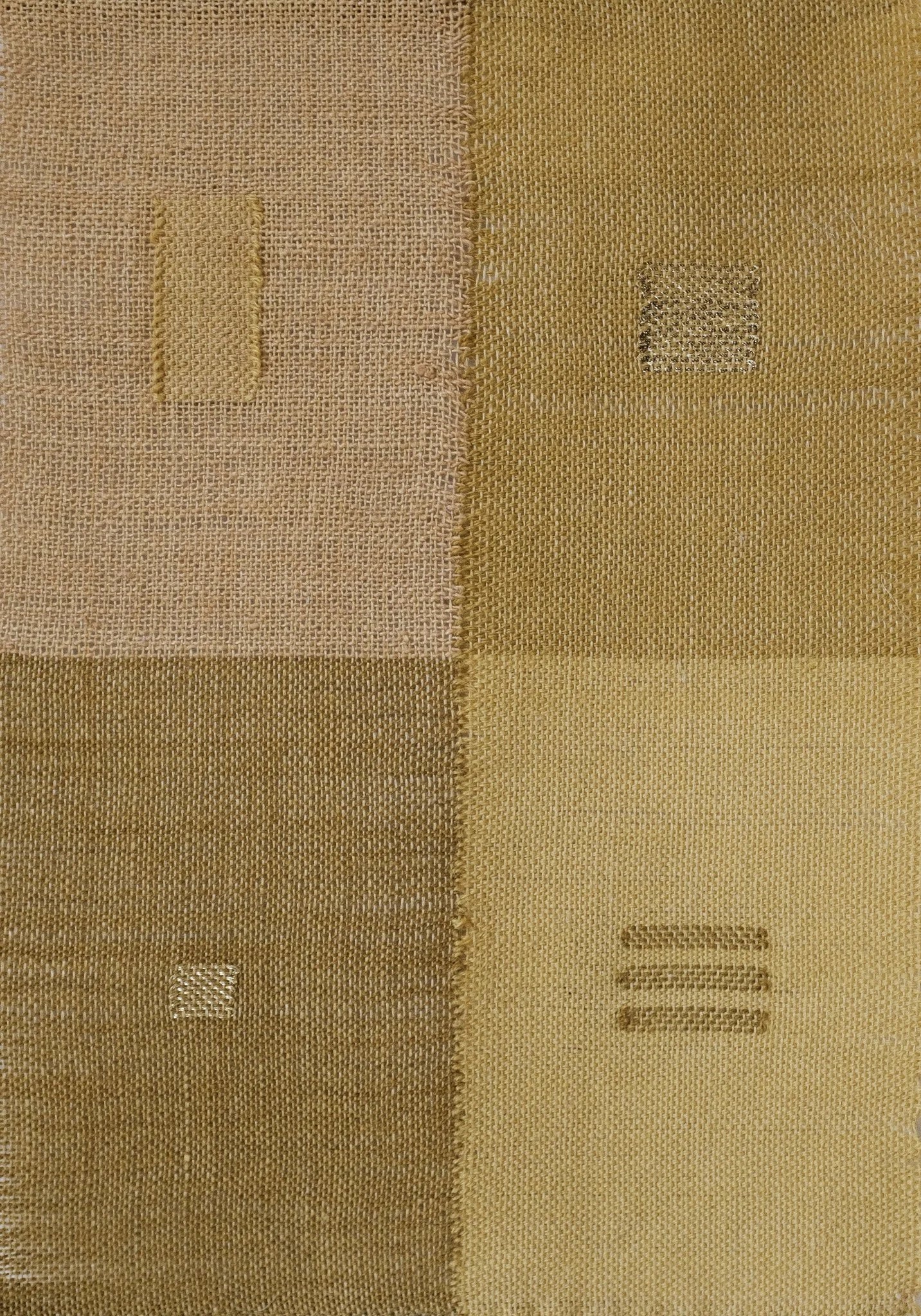 Lucent I - Woven Wall Hanging — detail view