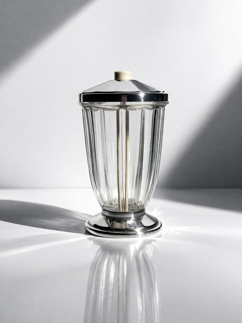Belgian silver plated Art Deco sugar Saupoudreuse by Dodo Vintage | The Oblist