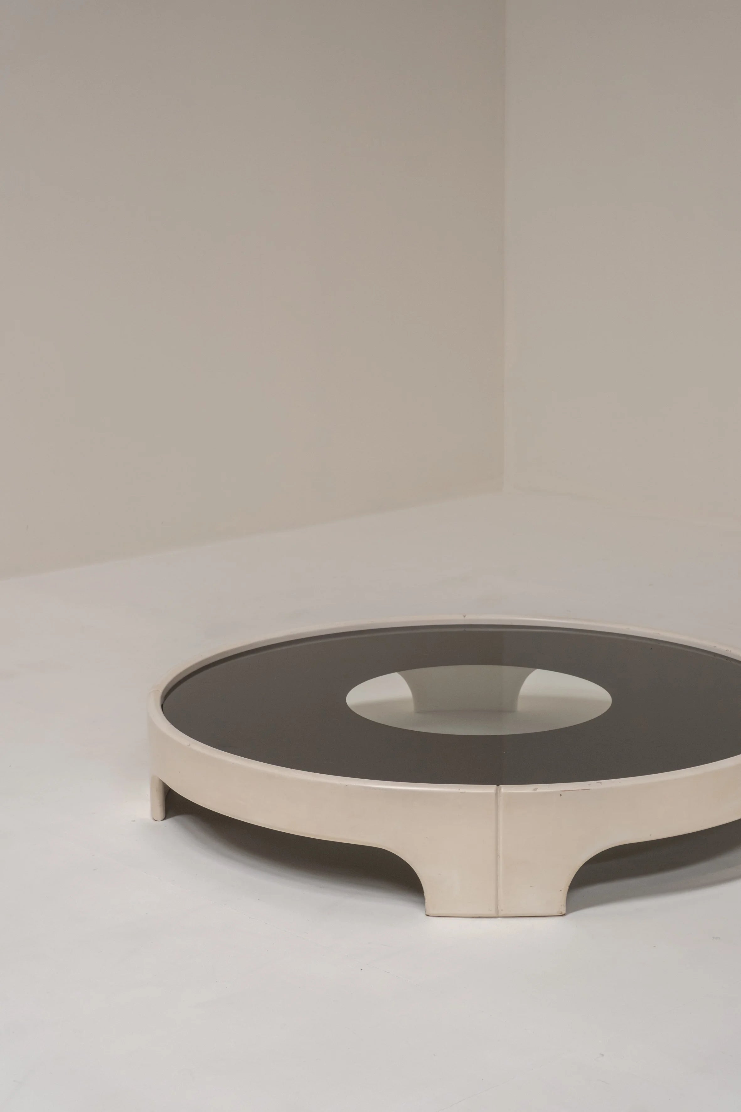 Tito Agnoli Circular Coffee Table, Italy 70s — lifestyle setting