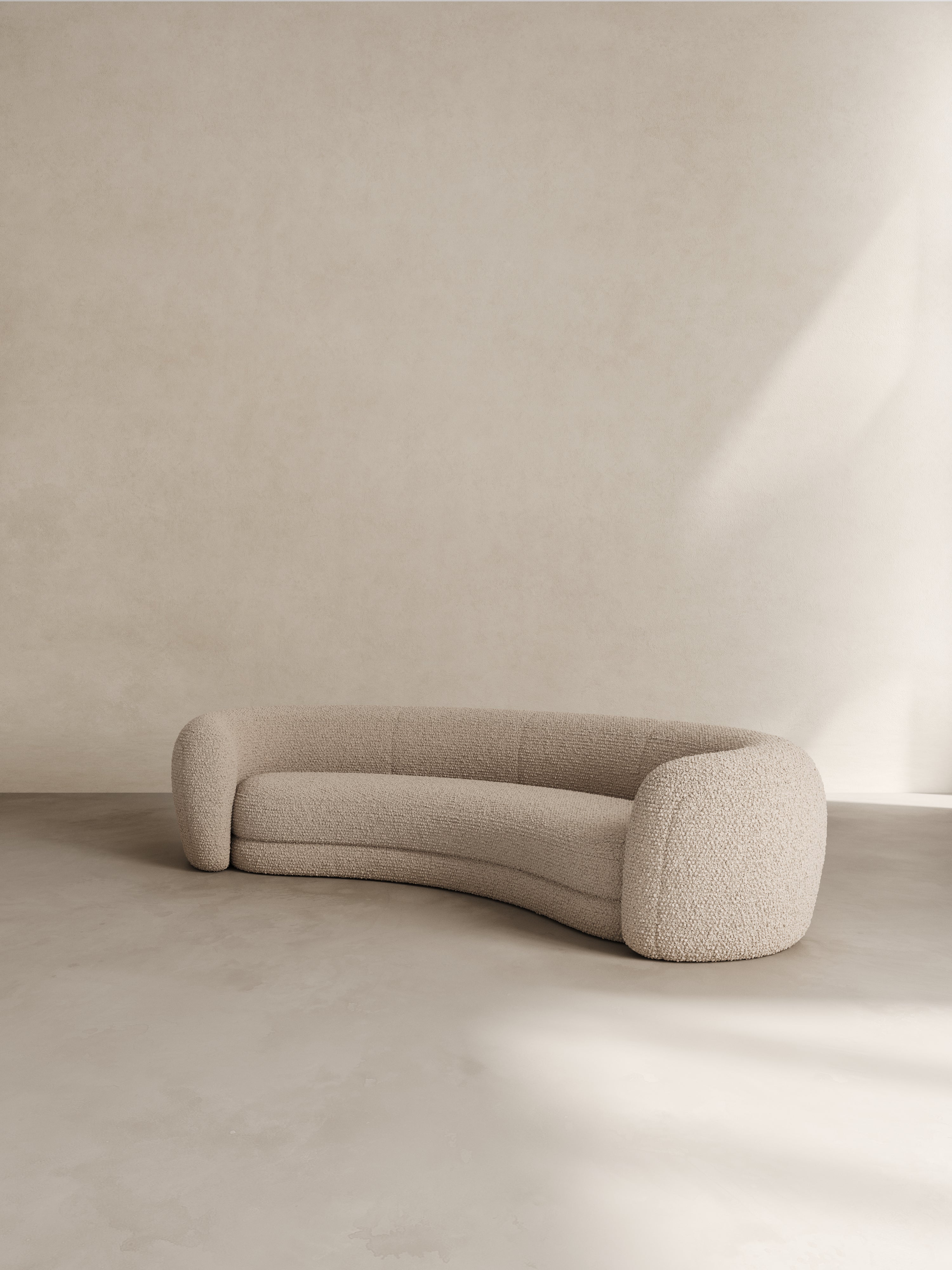 Palace Sofa III — side angle view in neutral fabric