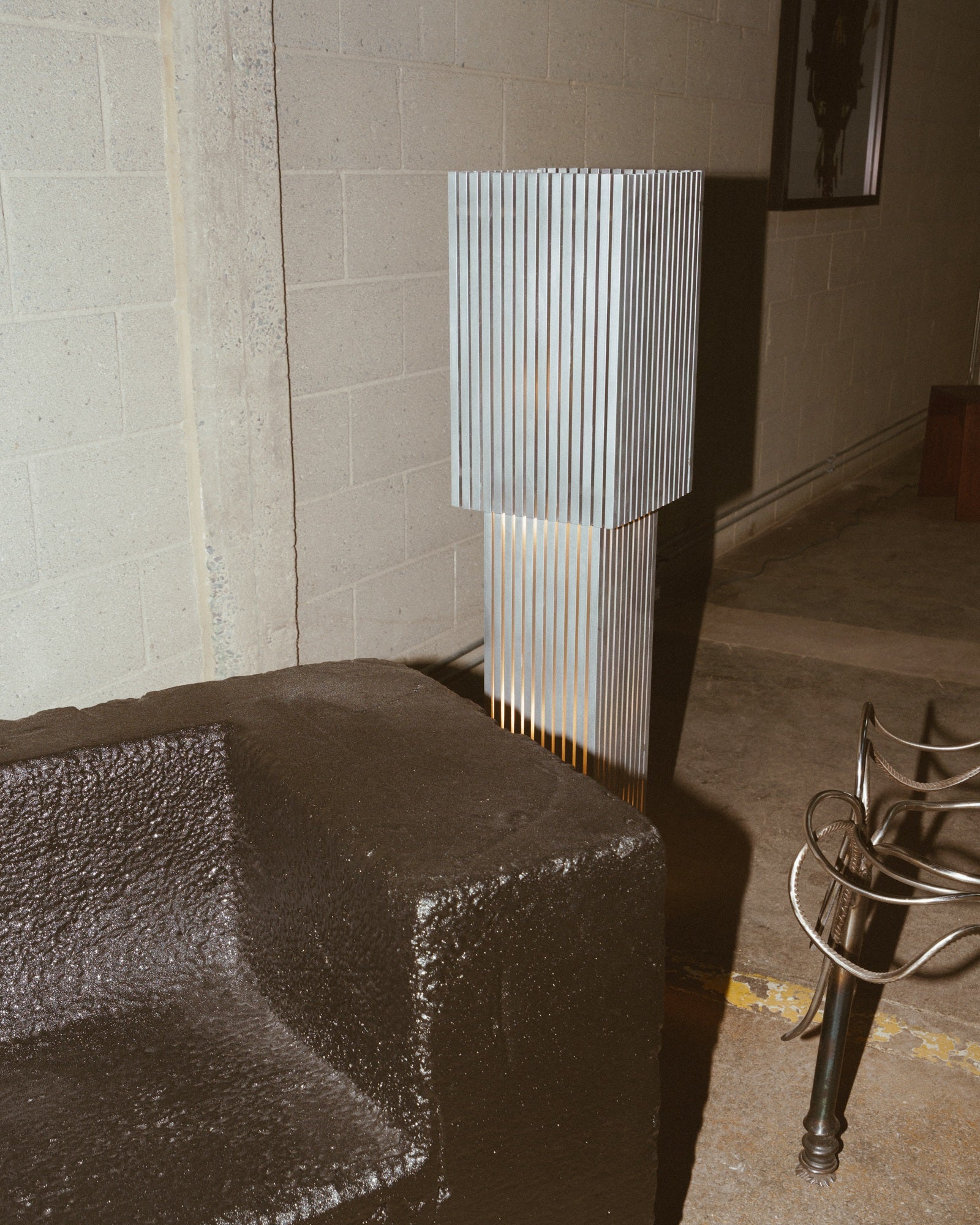 Metal Parallilo Floor Lamp — lifestyle setting