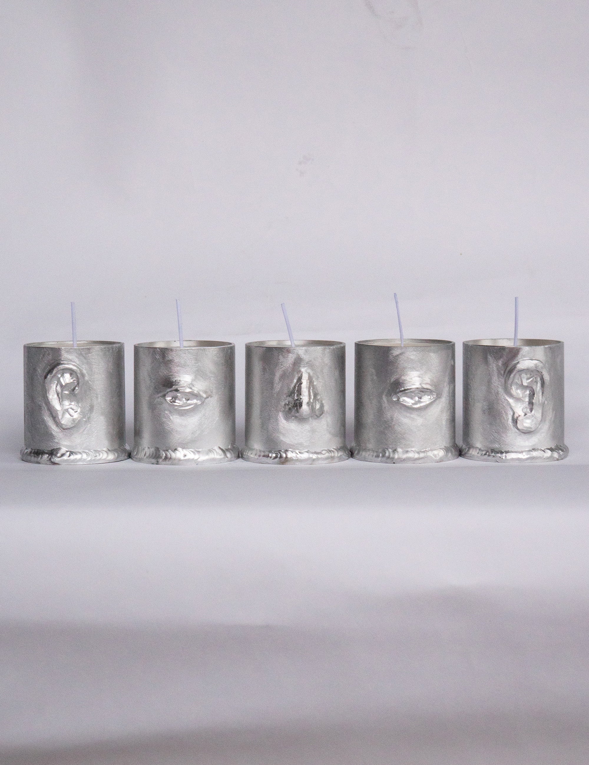 Face Candles — side angle