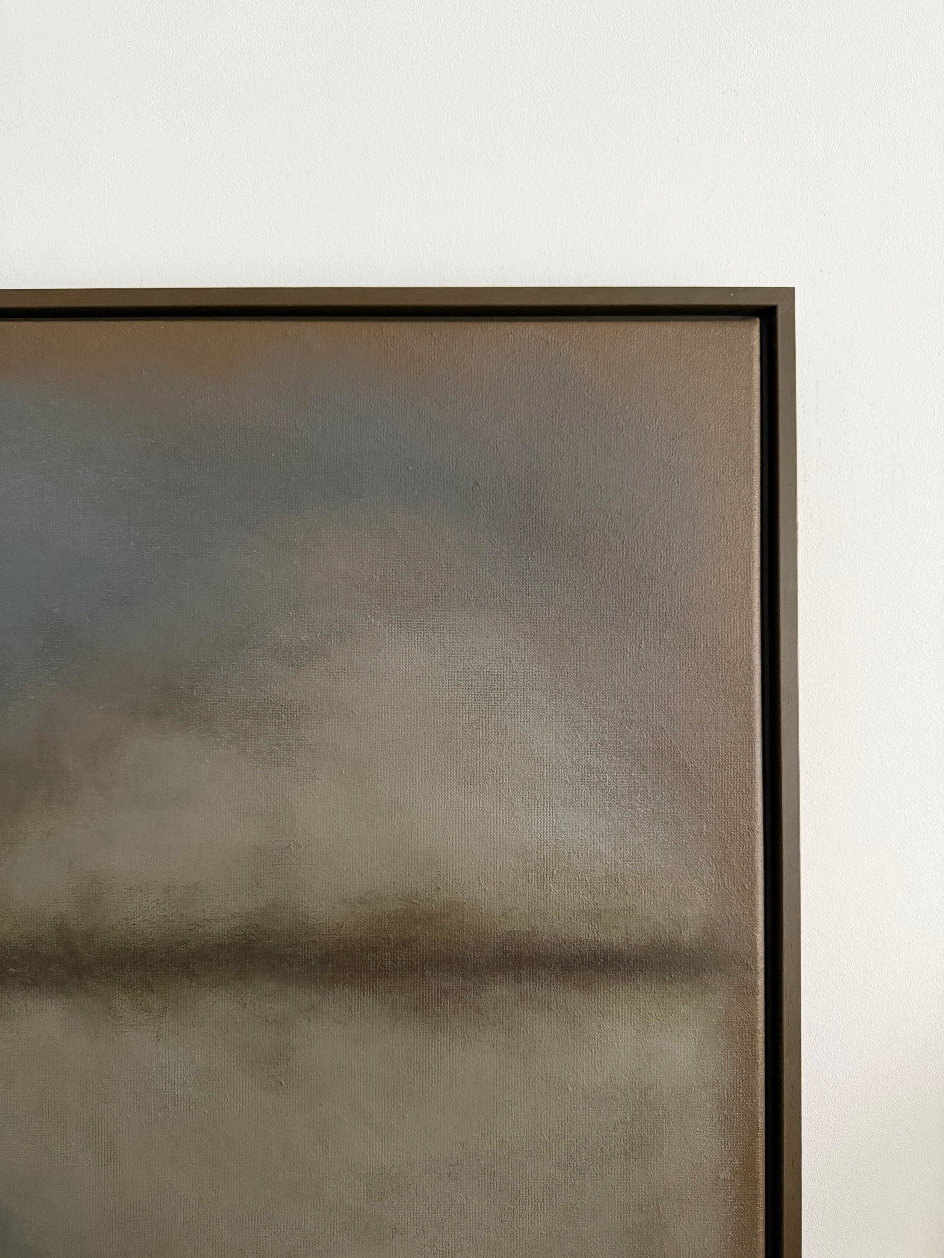 'Many rivers to cross' painting — close-up