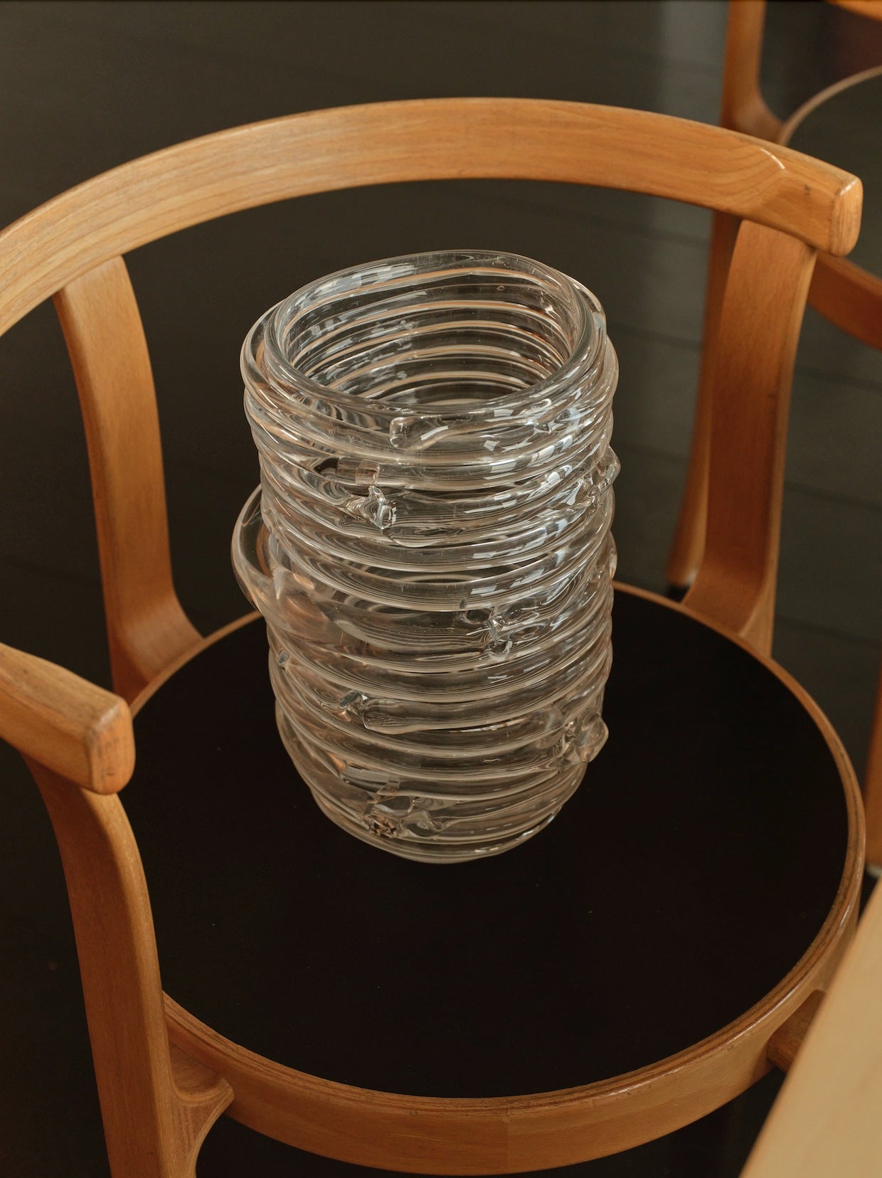 Handblown glass vase no4 — detail view